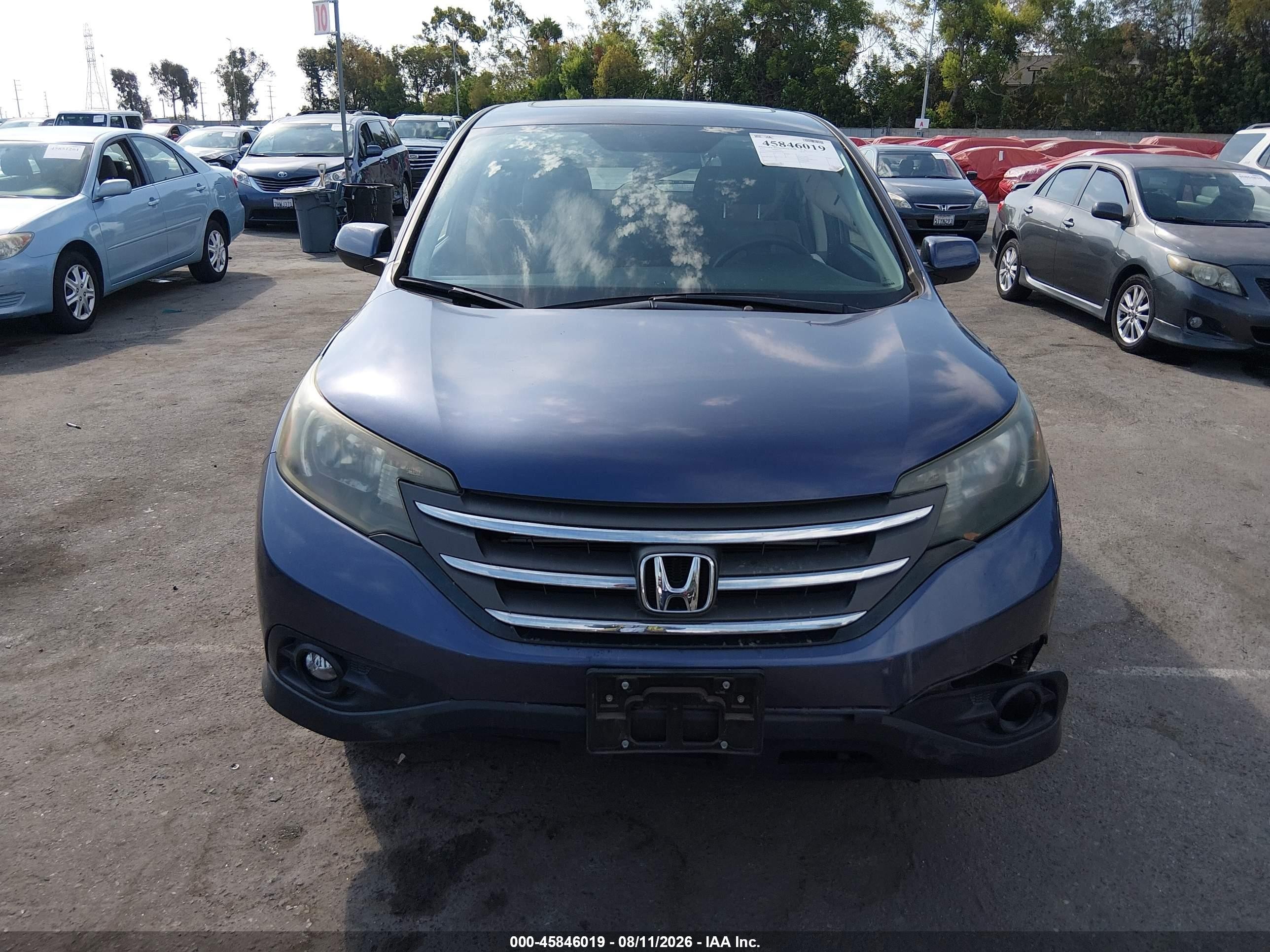 2013 Honda Cr-v Ex Blue vin: 3CZRM3H53DG701561