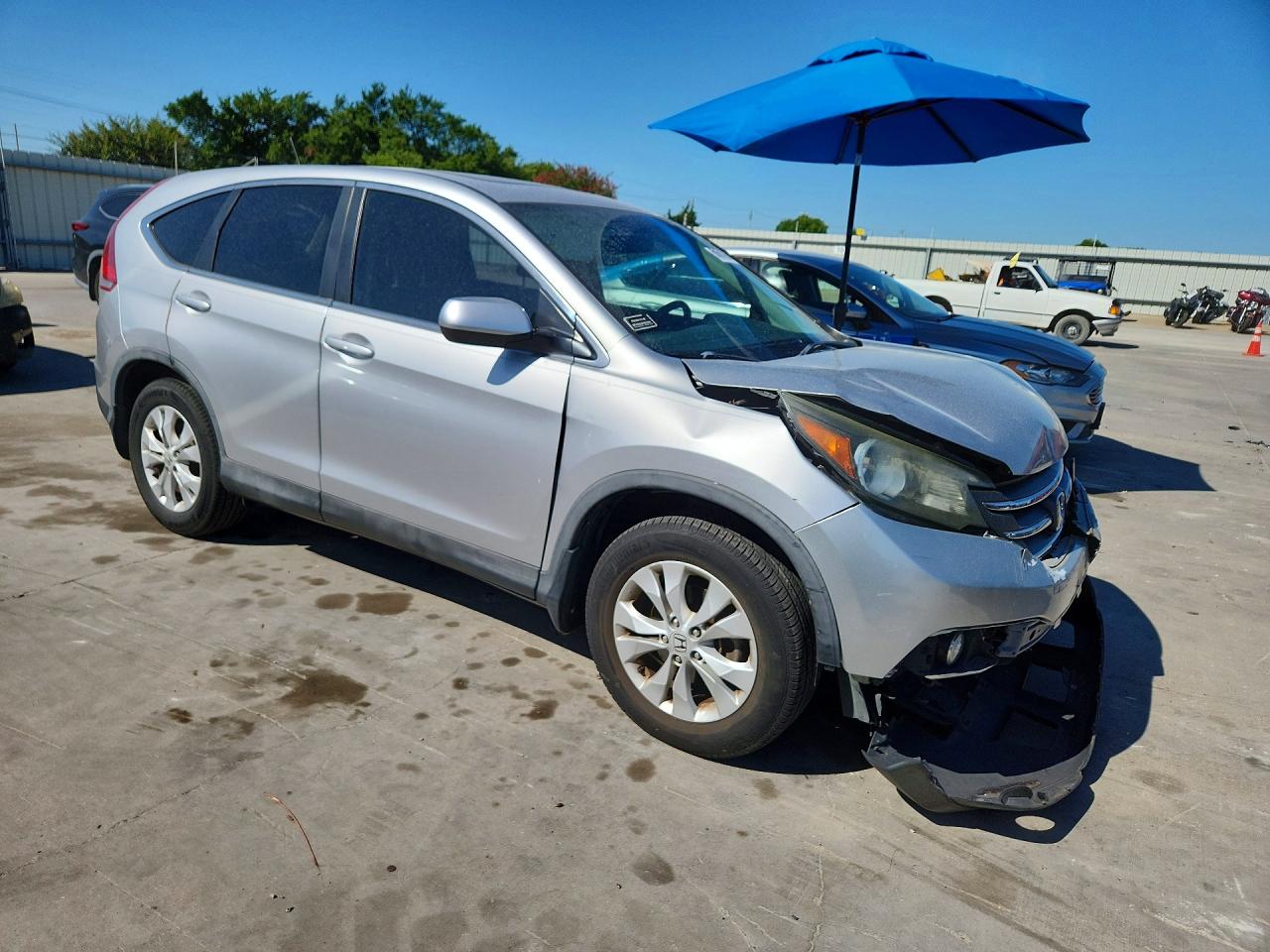2014 Honda Cr-v Ex Silver vin: 3CZRM3H53EG700895