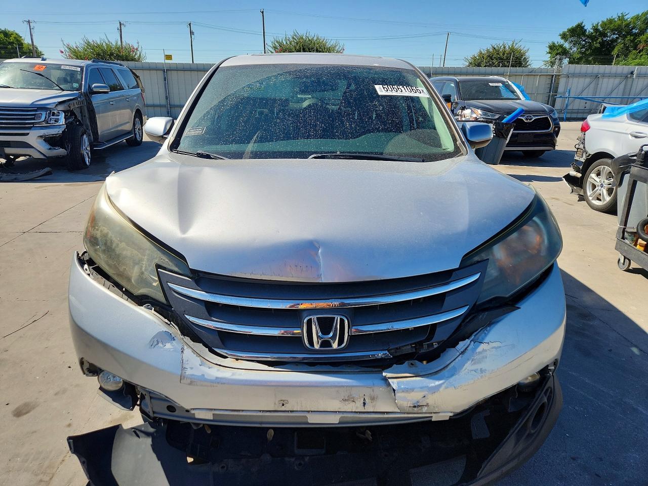 2014 Honda Cr-v Ex Silver vin: 3CZRM3H53EG700895