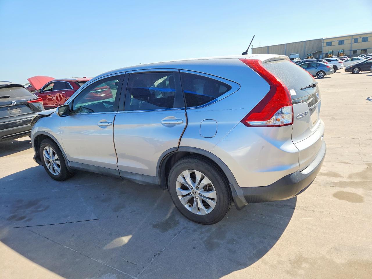 2014 Honda Cr-v Ex Silver vin: 3CZRM3H53EG700895