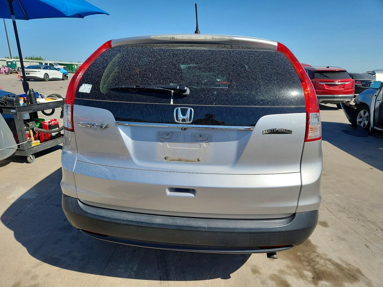 2014 Honda Cr-v Ex Silver vin: 3CZRM3H53EG700895
