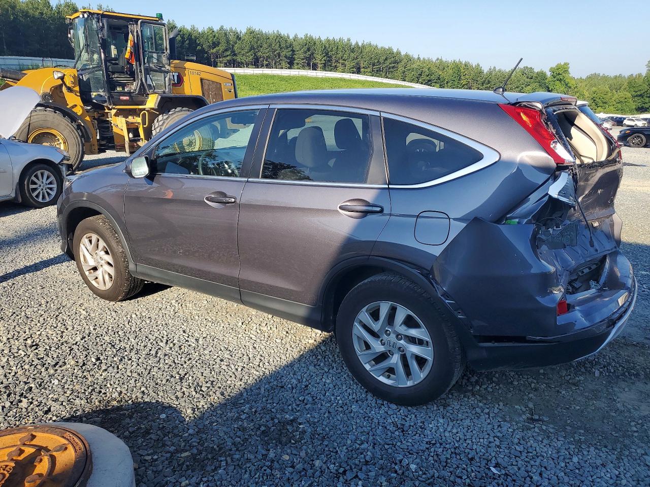 2015 Honda Cr-v Ex Gray vin: 3CZRM3H53FG711185