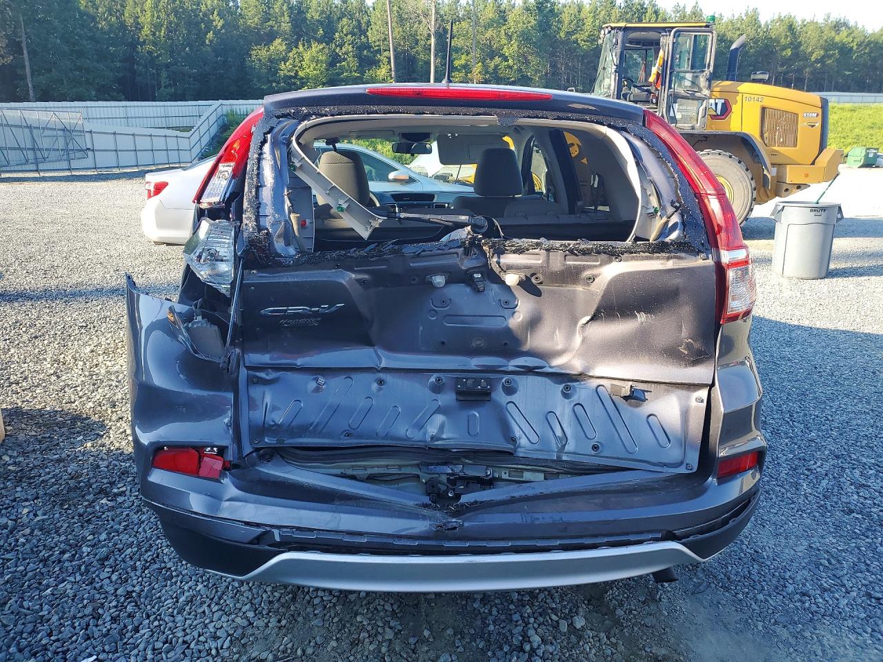 2015 Honda Cr-v Ex Gray vin: 3CZRM3H53FG711185