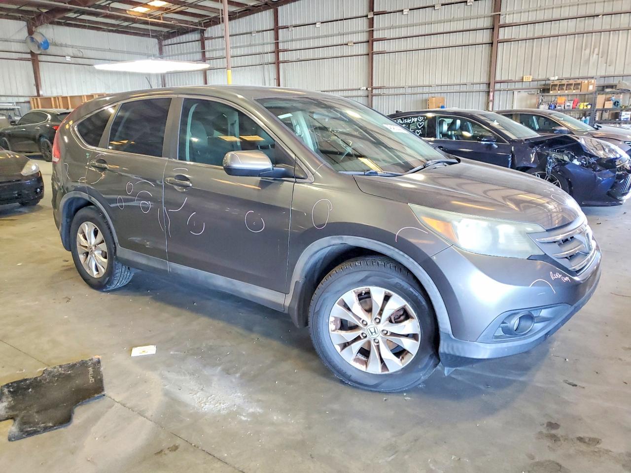 2012 Honda Cr-v Ex Серый vin: 3CZRM3H54CG702152