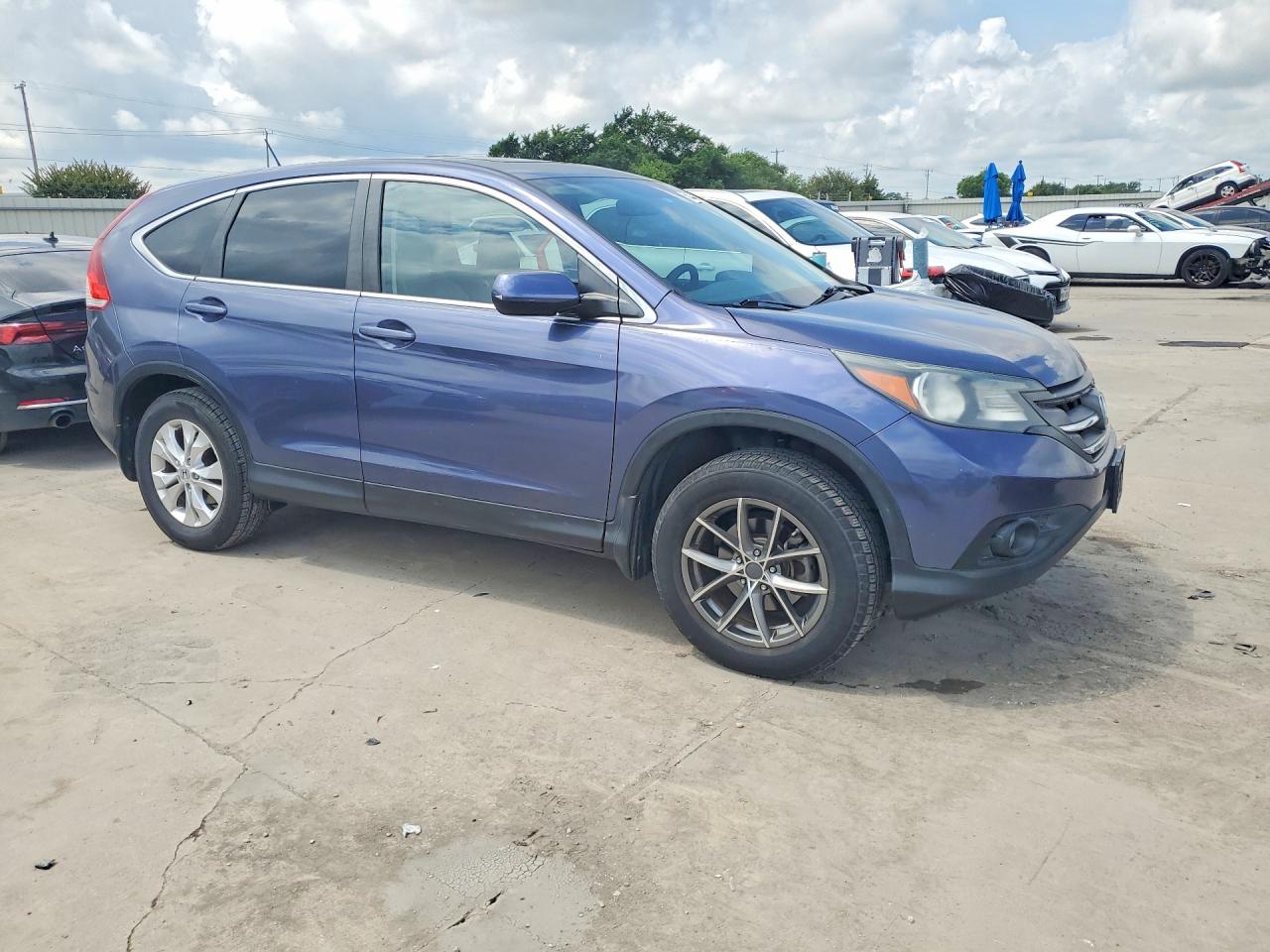 2012 Honda Cr-v Ex Blue vin: 3CZRM3H54CG703379