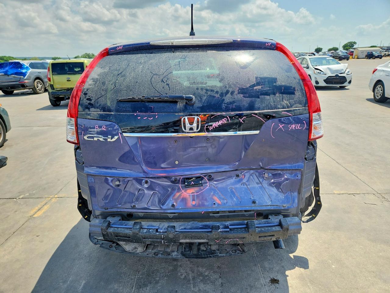 2012 Honda Cr-v Ex Purple vin: 3CZRM3H54CG704788