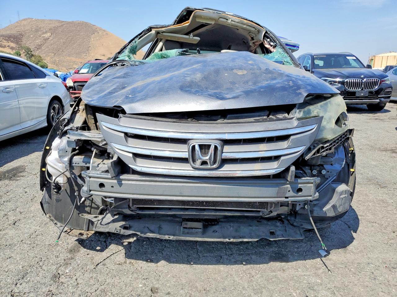 2013 Honda Cr-v Ex Gray vin: 3CZRM3H54DG702914