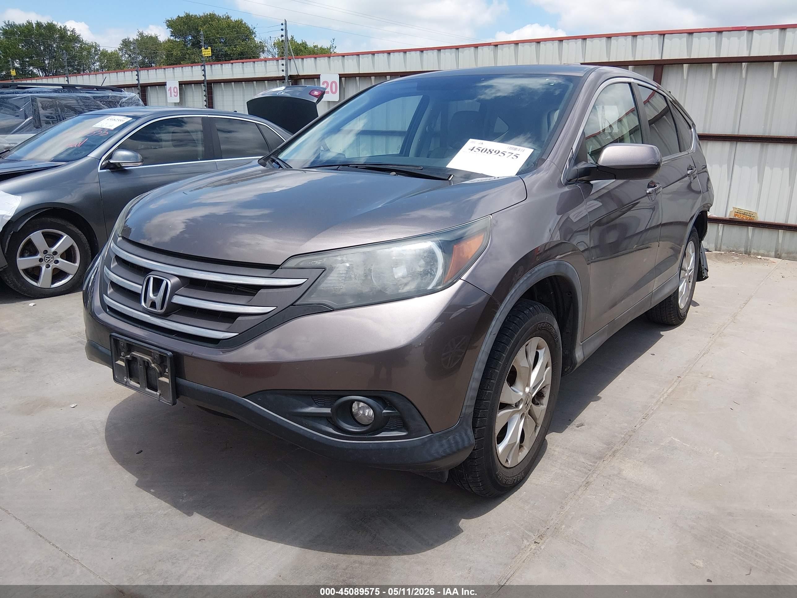 2013 Honda Cr-v Ex Gray vin: 3CZRM3H54DG704095