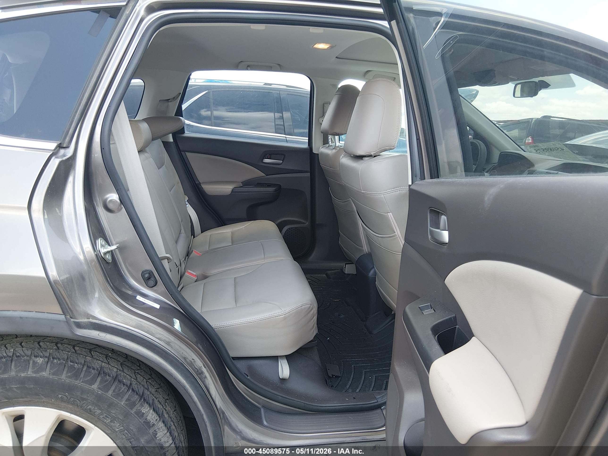 2013 Honda Cr-v Ex Gray vin: 3CZRM3H54DG704095