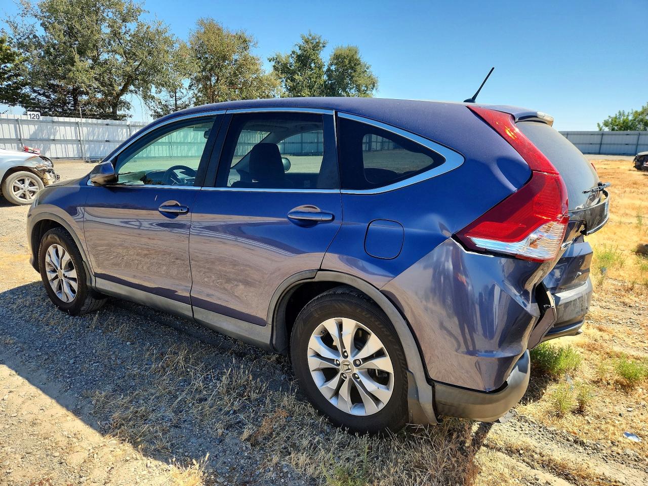 2013 Honda Cr-v Ex Blue vin: 3CZRM3H54DG704906
