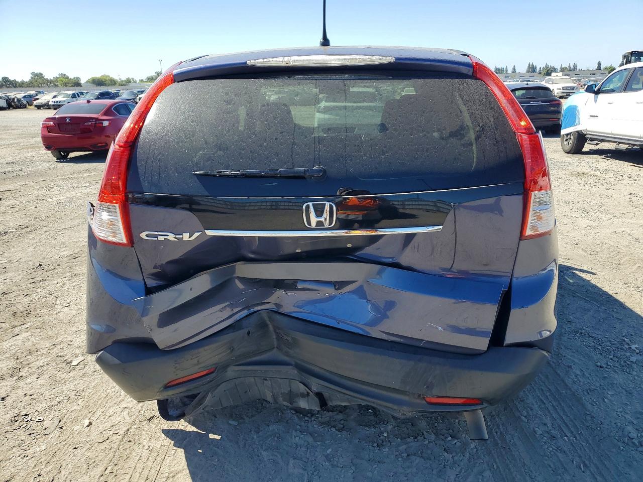 2013 Honda Cr-v Ex Blue vin: 3CZRM3H54DG704906