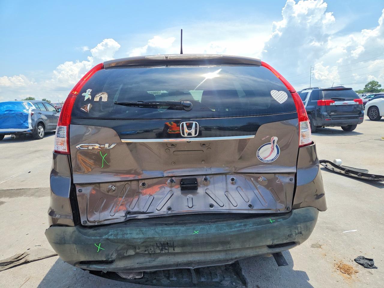 2013 Honda Cr-v Ex Gray vin: 3CZRM3H54DG706011