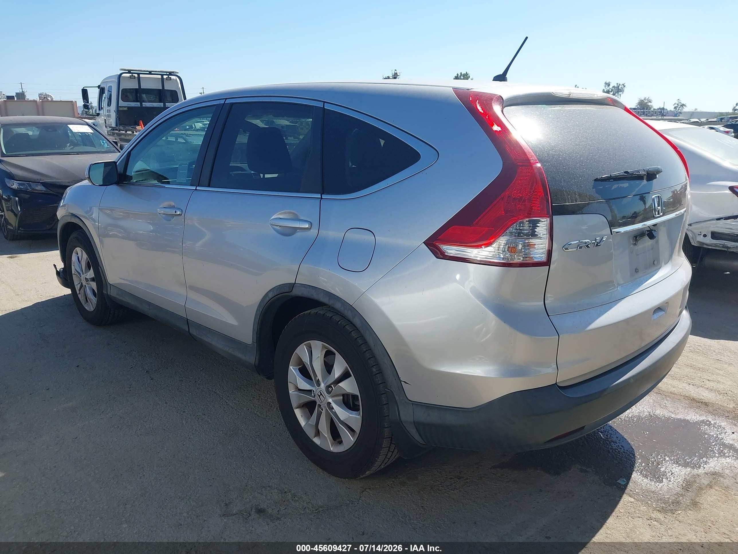 2014 Honda Cr-v Ex Gray vin: 3CZRM3H54EG700064