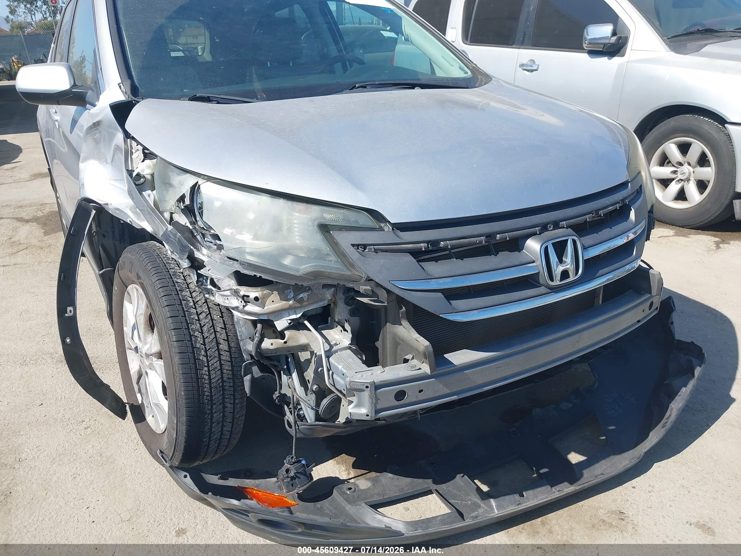 2014 Honda Cr-v Ex Gray vin: 3CZRM3H54EG700064