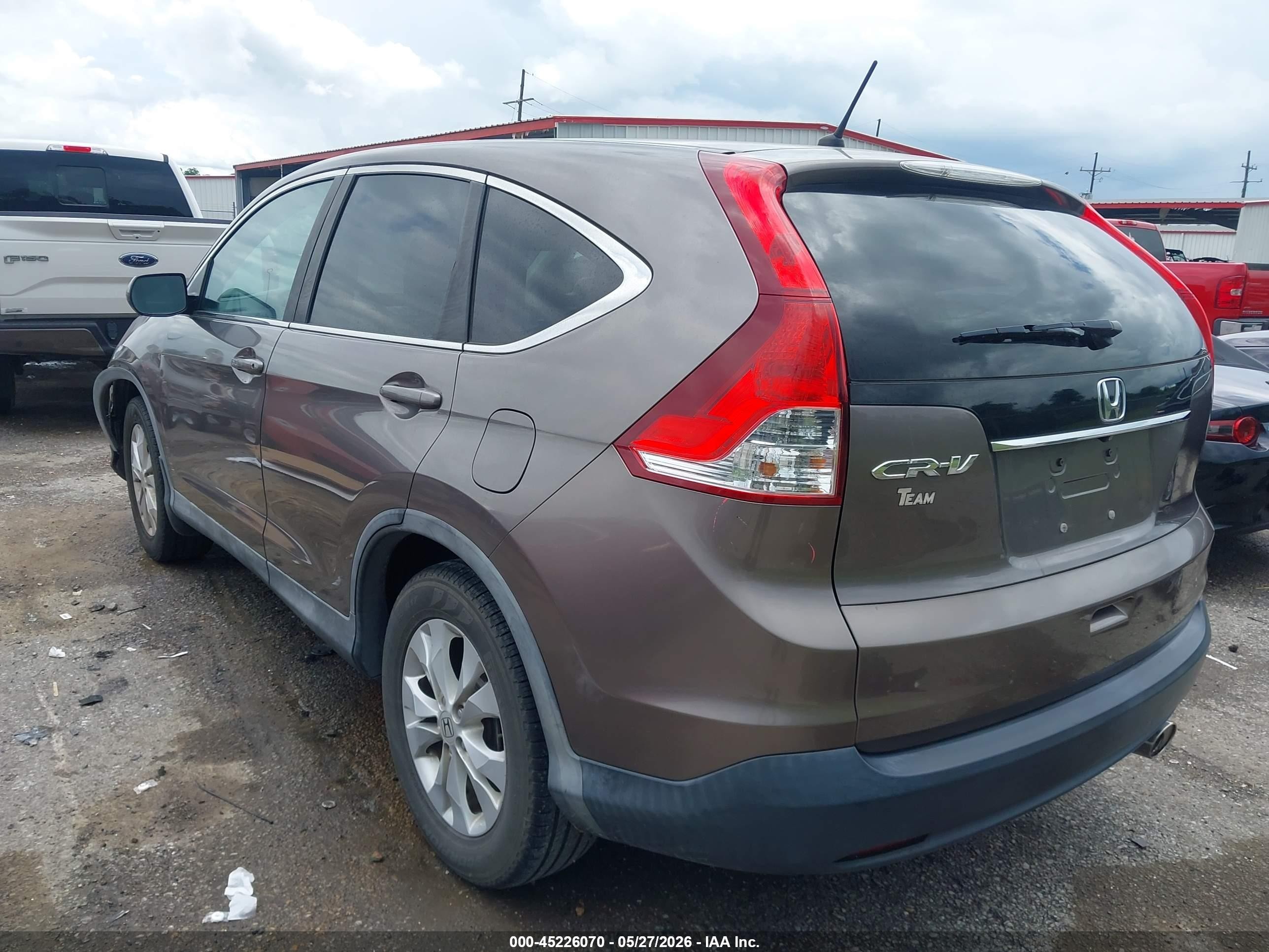 2014 Honda Cr-v Ex Brown vin: 3CZRM3H54EG704261