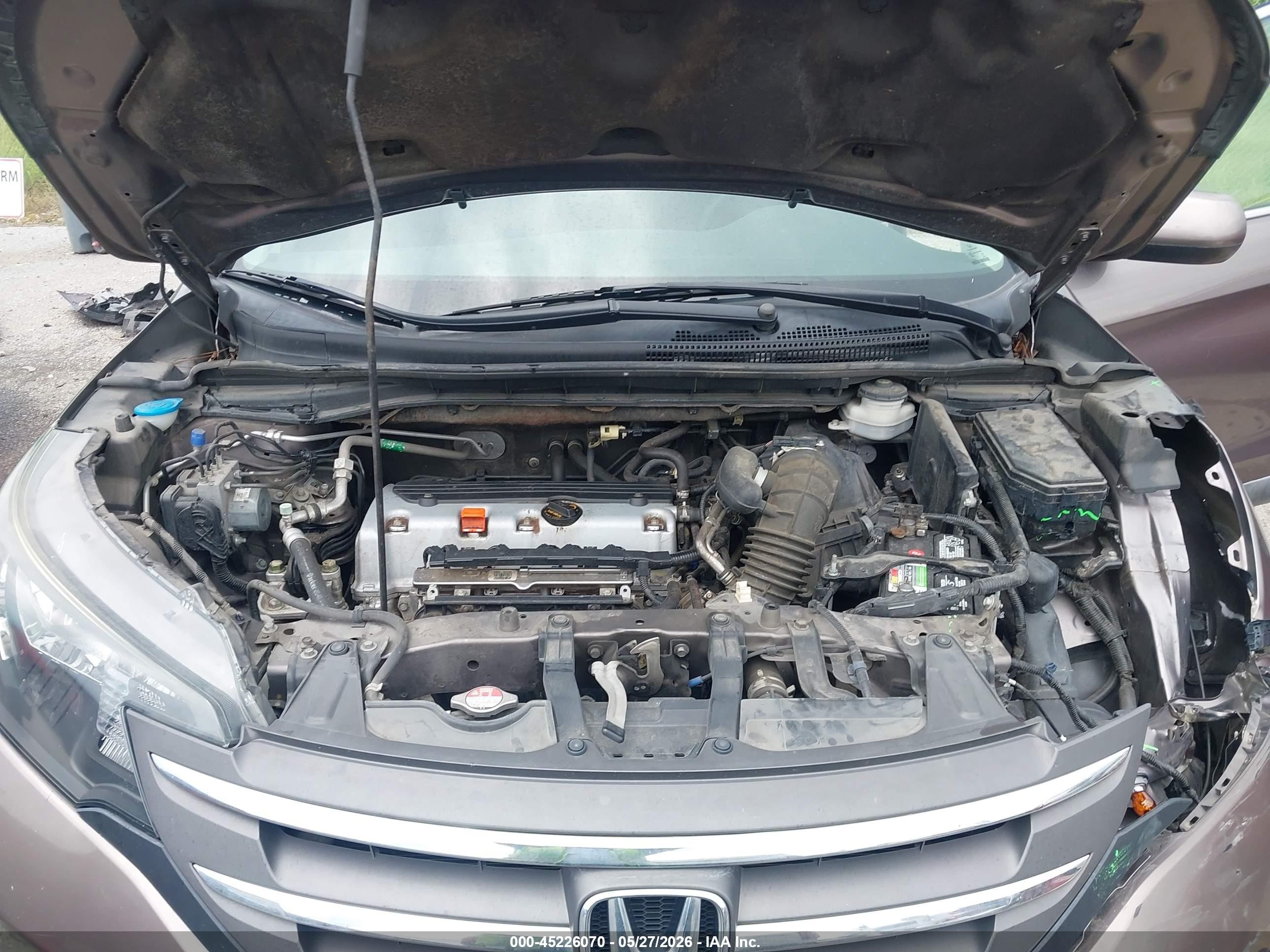 2014 Honda Cr-v Ex Brown vin: 3CZRM3H54EG704261