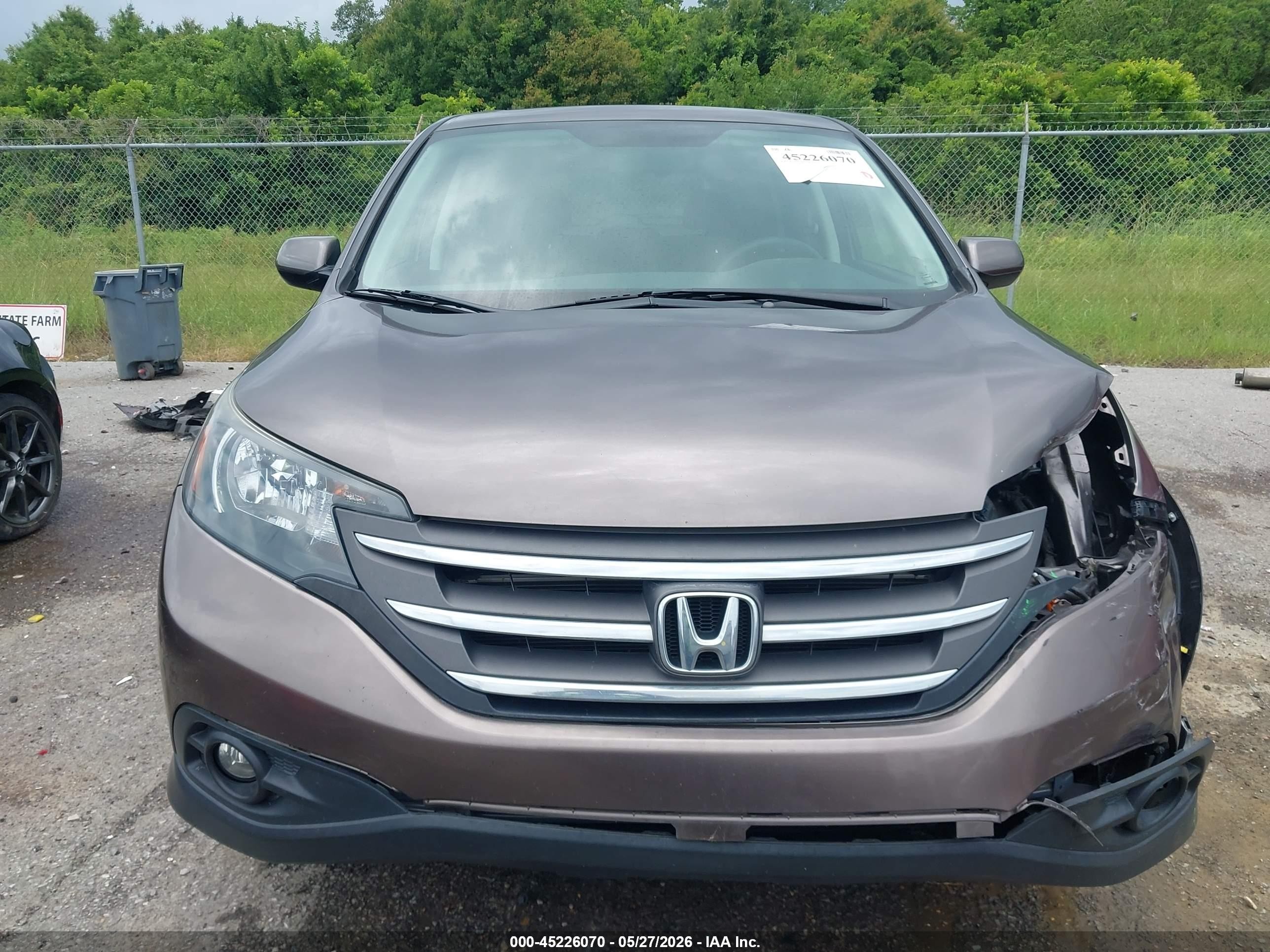 2014 Honda Cr-v Ex Brown vin: 3CZRM3H54EG704261
