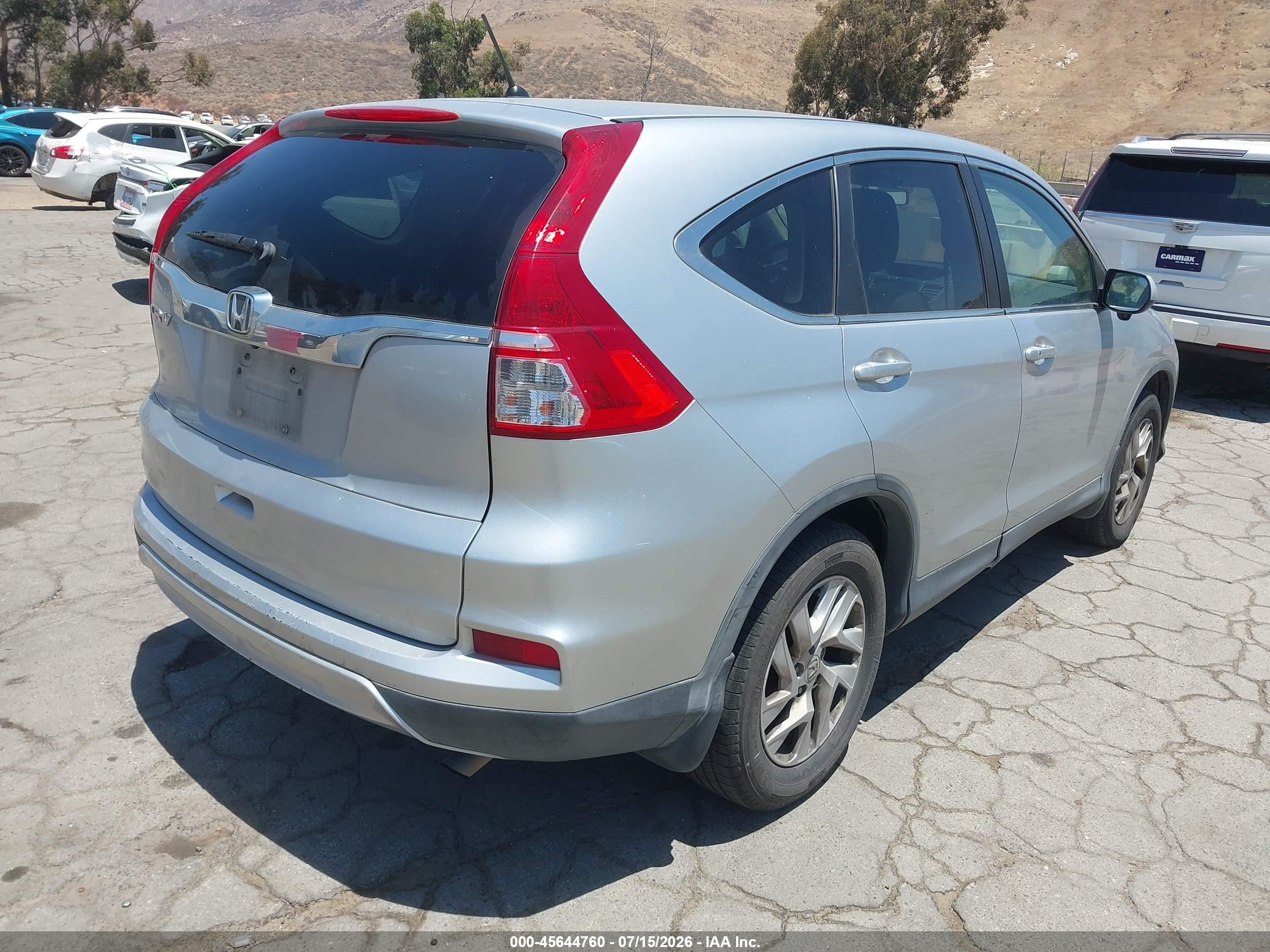 2015 Honda Cr-v Ex Silver vin: 3CZRM3H54FG701717