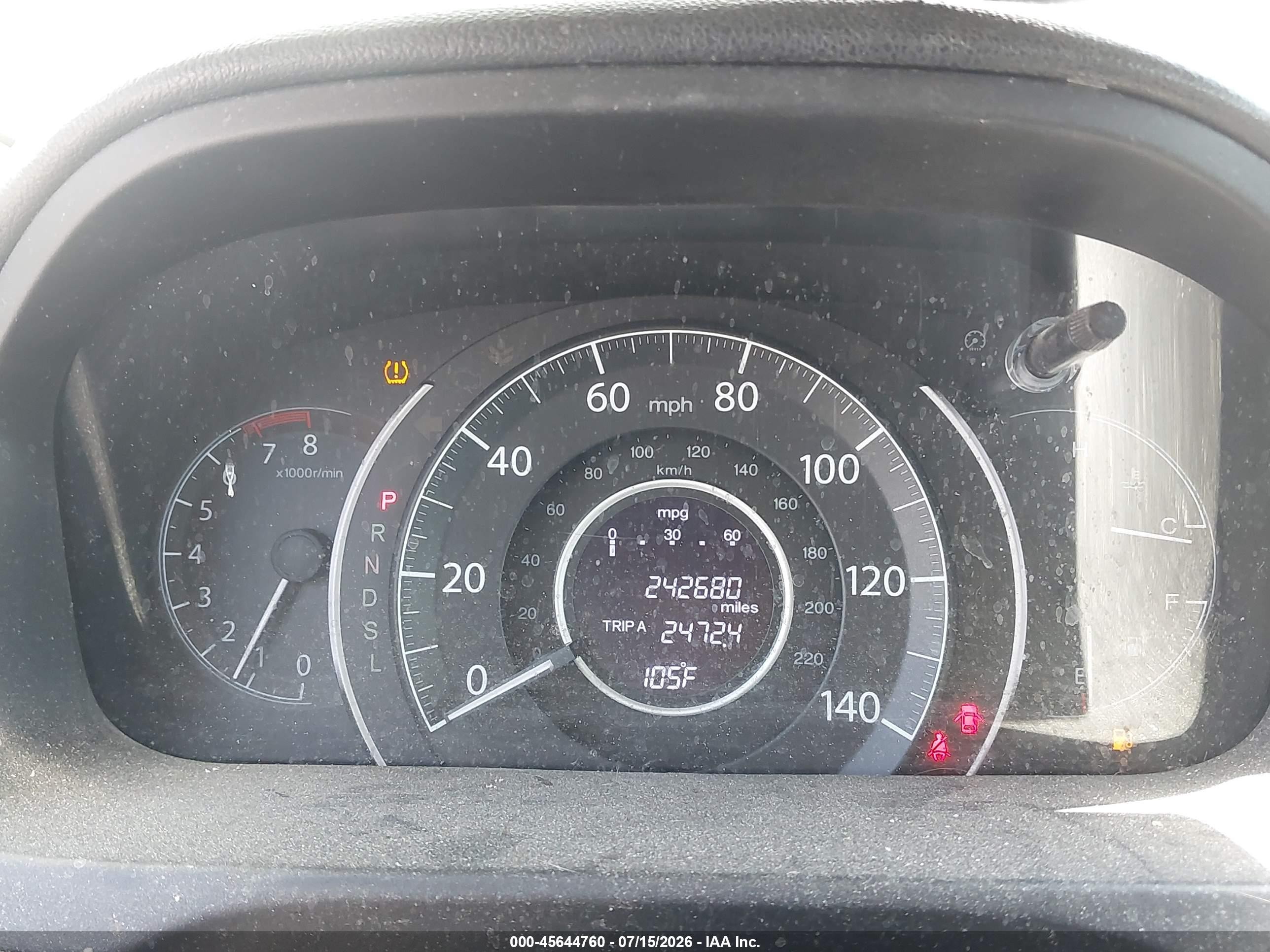 2015 Honda Cr-v Ex Silver vin: 3CZRM3H54FG701717