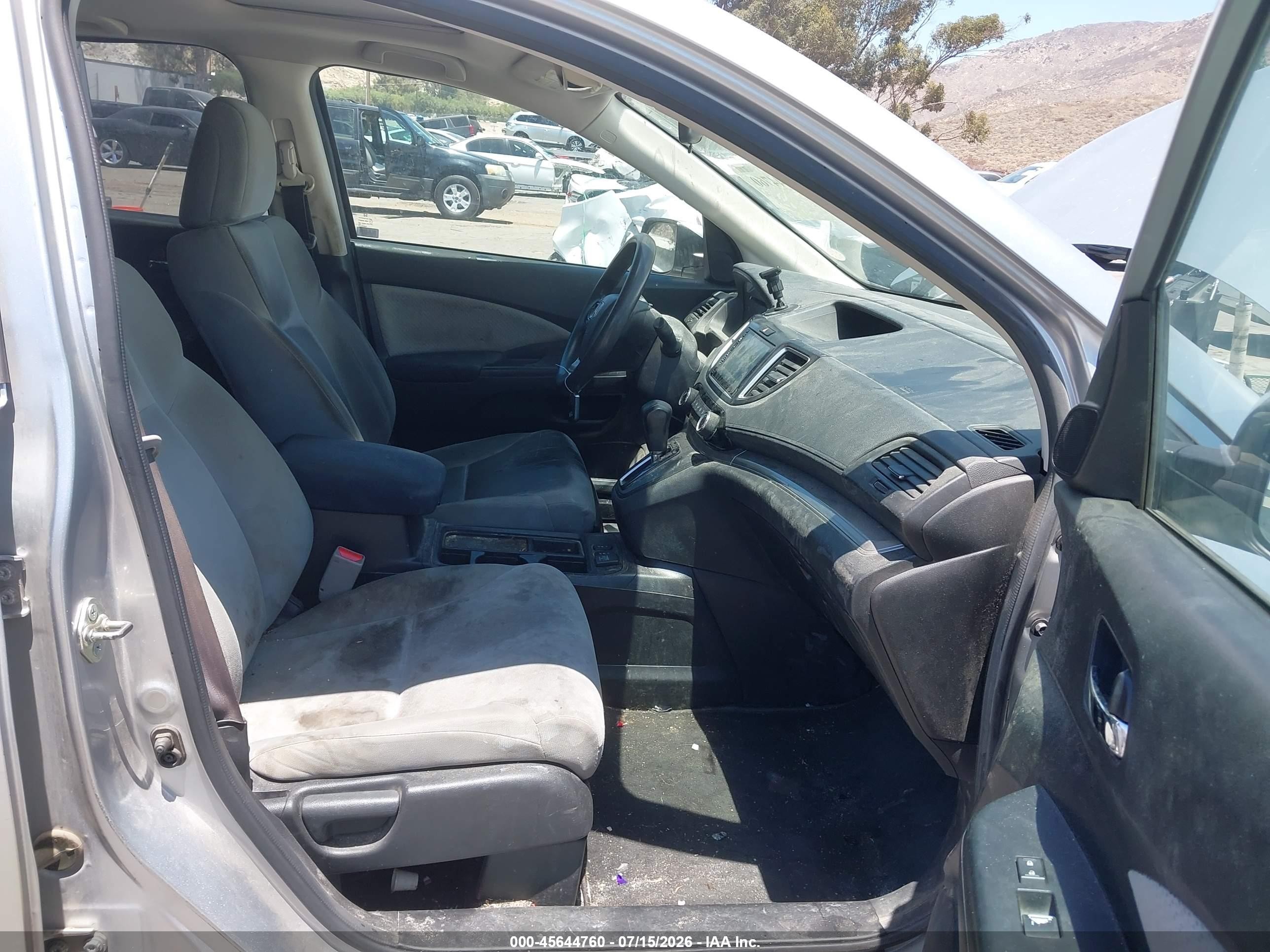 2015 Honda Cr-v Ex Silver vin: 3CZRM3H54FG701717