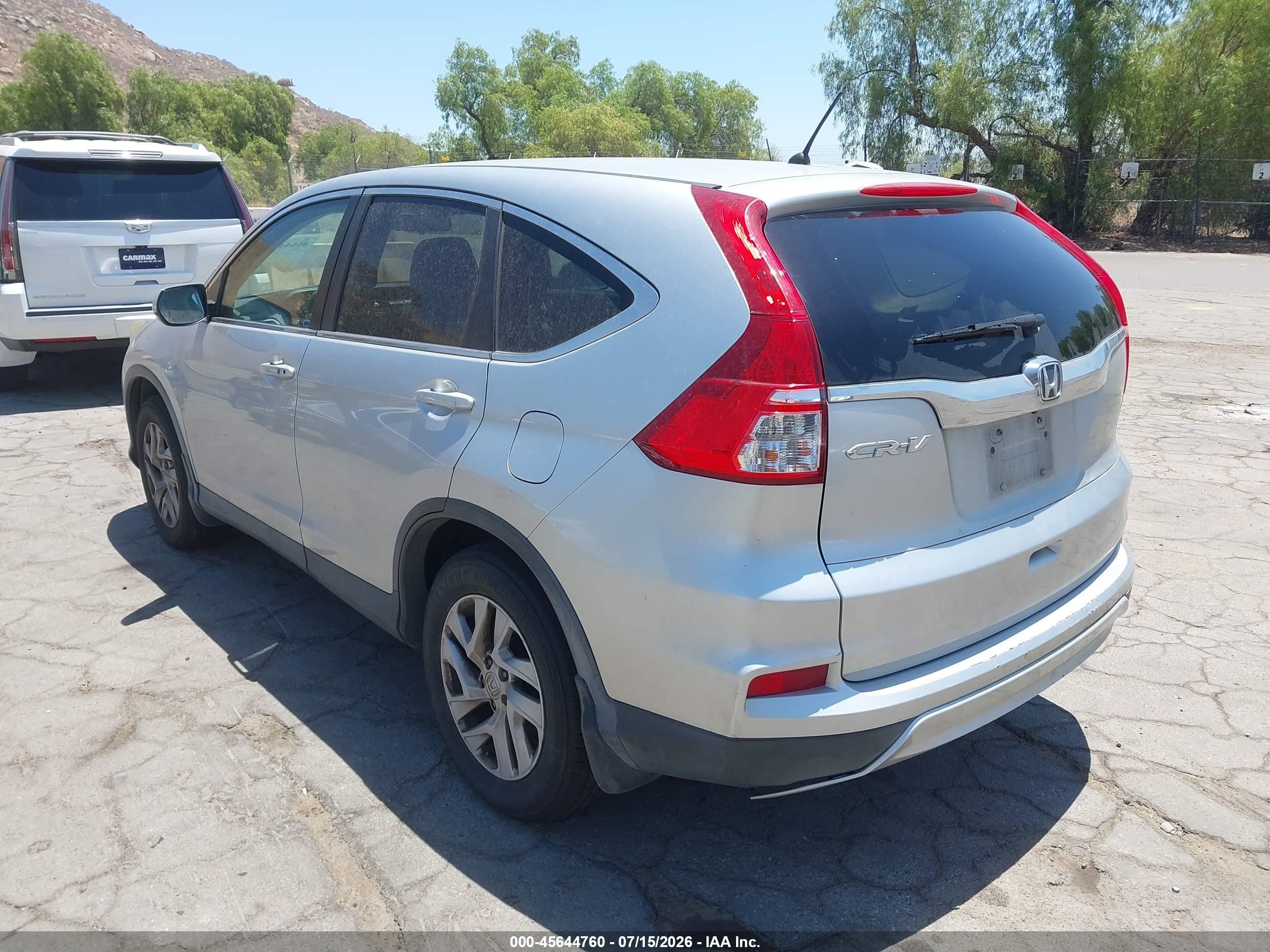 2015 Honda Cr-v Ex Silver vin: 3CZRM3H54FG701717
