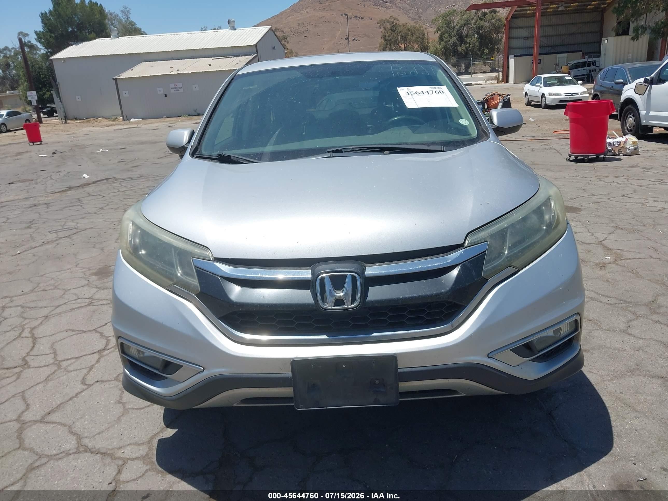 2015 Honda Cr-v Ex Silver vin: 3CZRM3H54FG701717