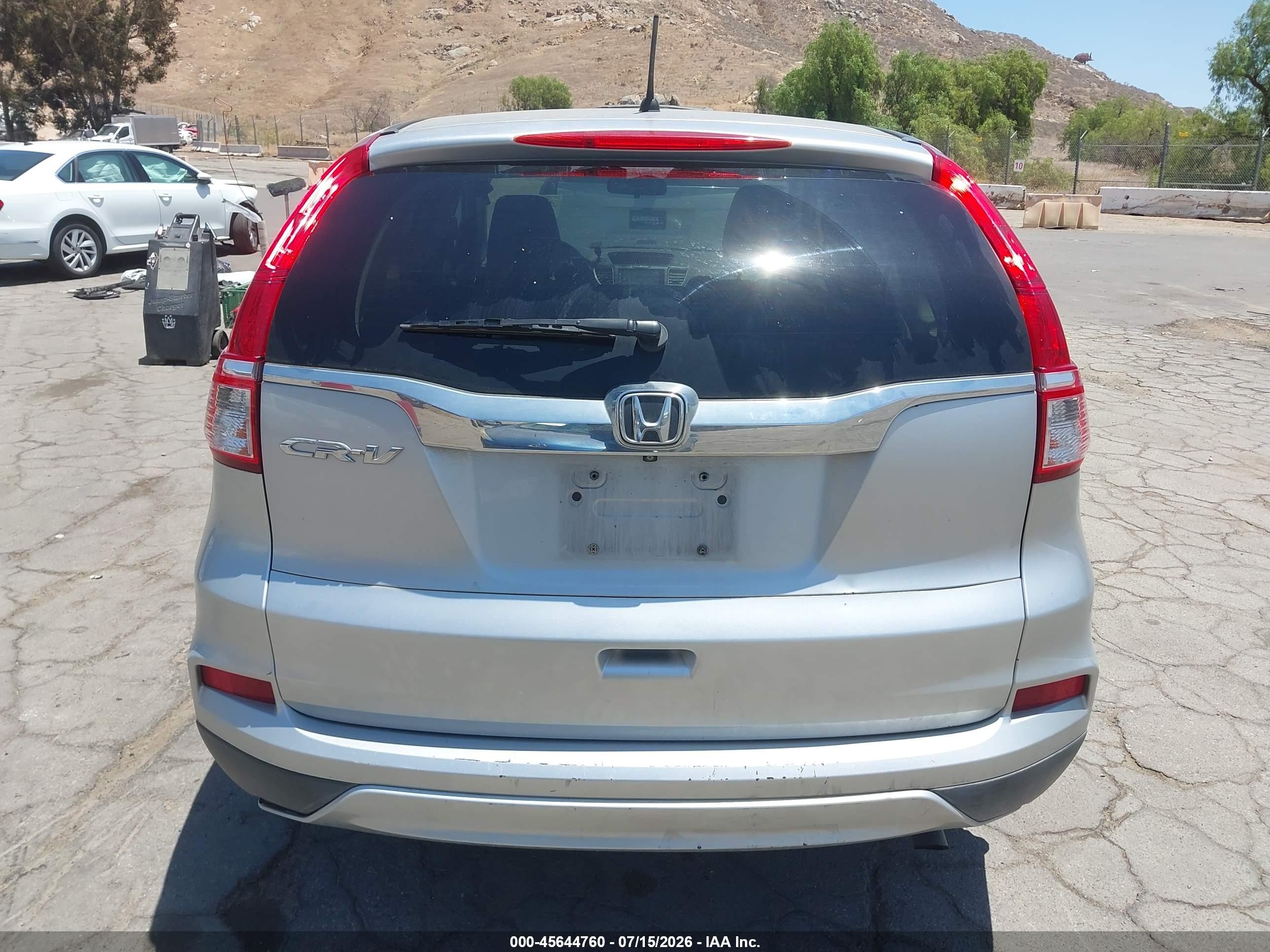 2015 Honda Cr-v Ex Silver vin: 3CZRM3H54FG701717