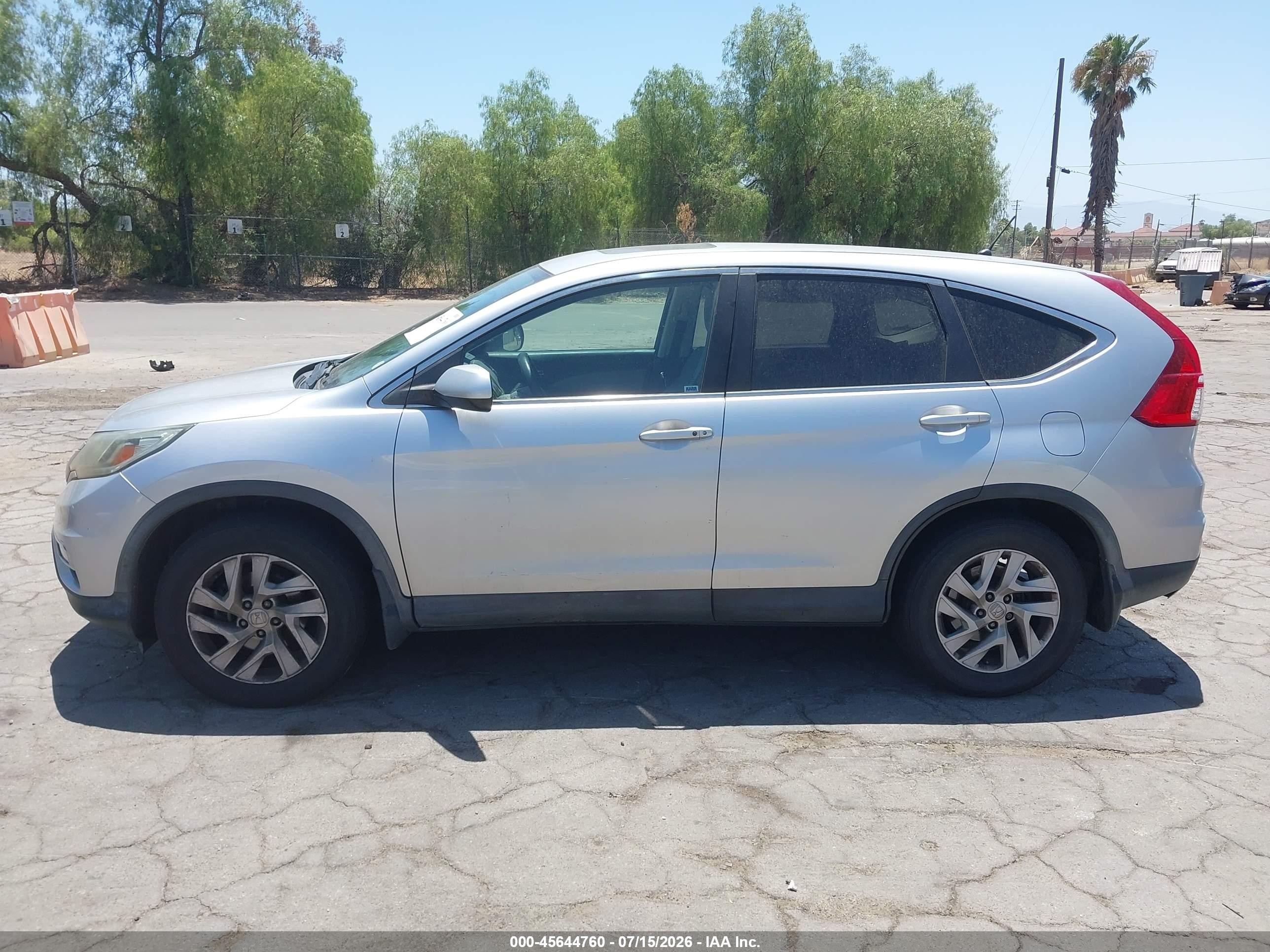 2015 Honda Cr-v Ex Silver vin: 3CZRM3H54FG701717