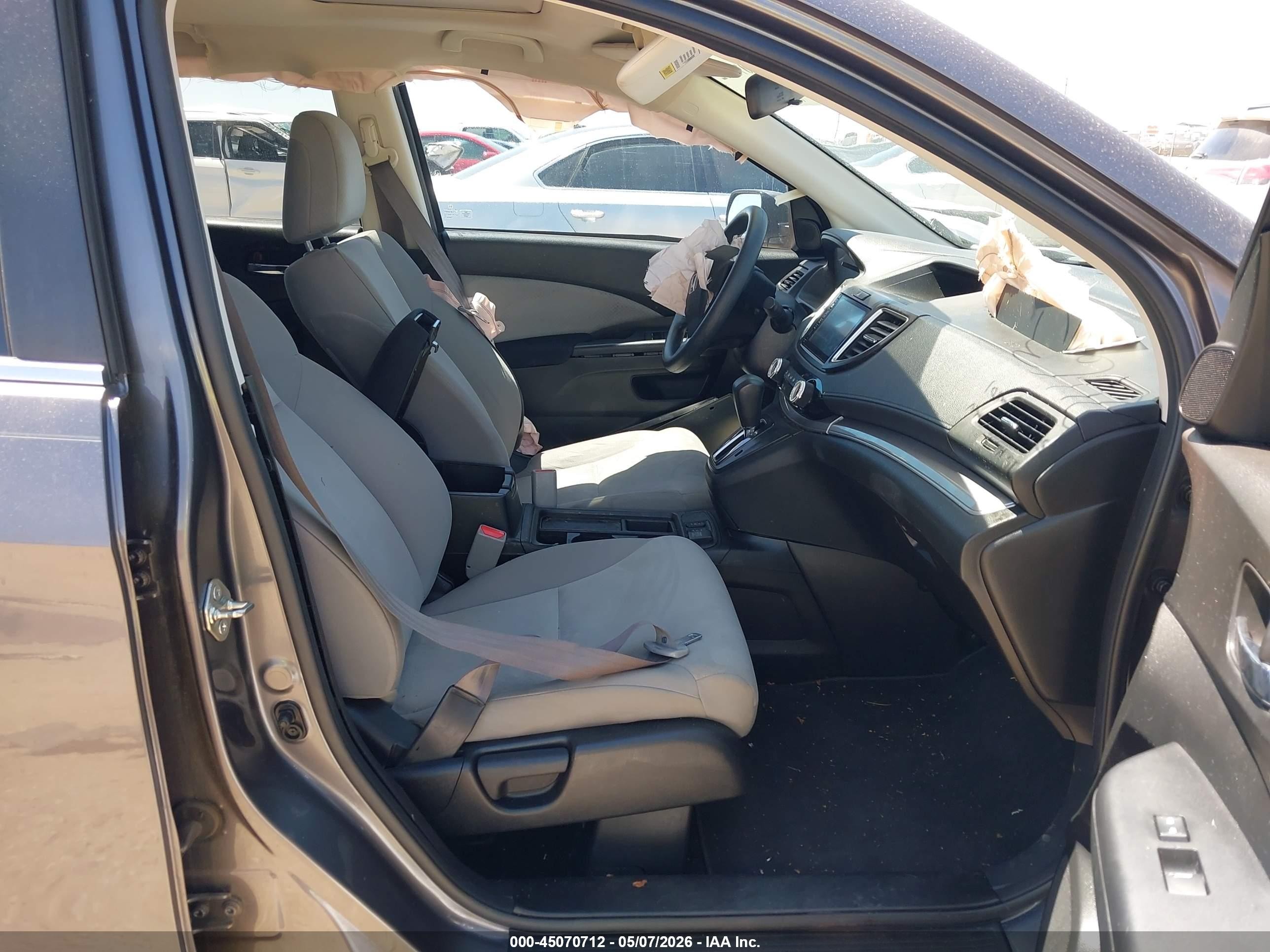 2015 Honda Cr-v Ex Серый vin: 3CZRM3H54FG702463