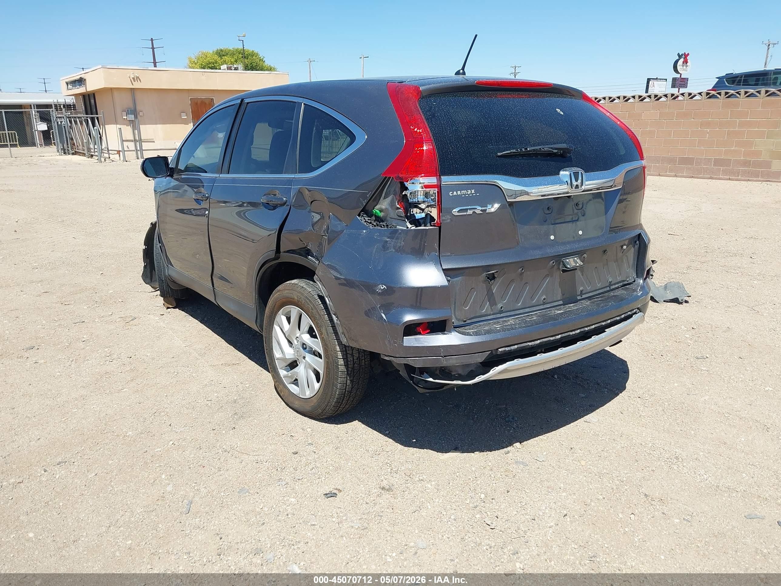 2015 Honda Cr-v Ex Серый vin: 3CZRM3H54FG702463