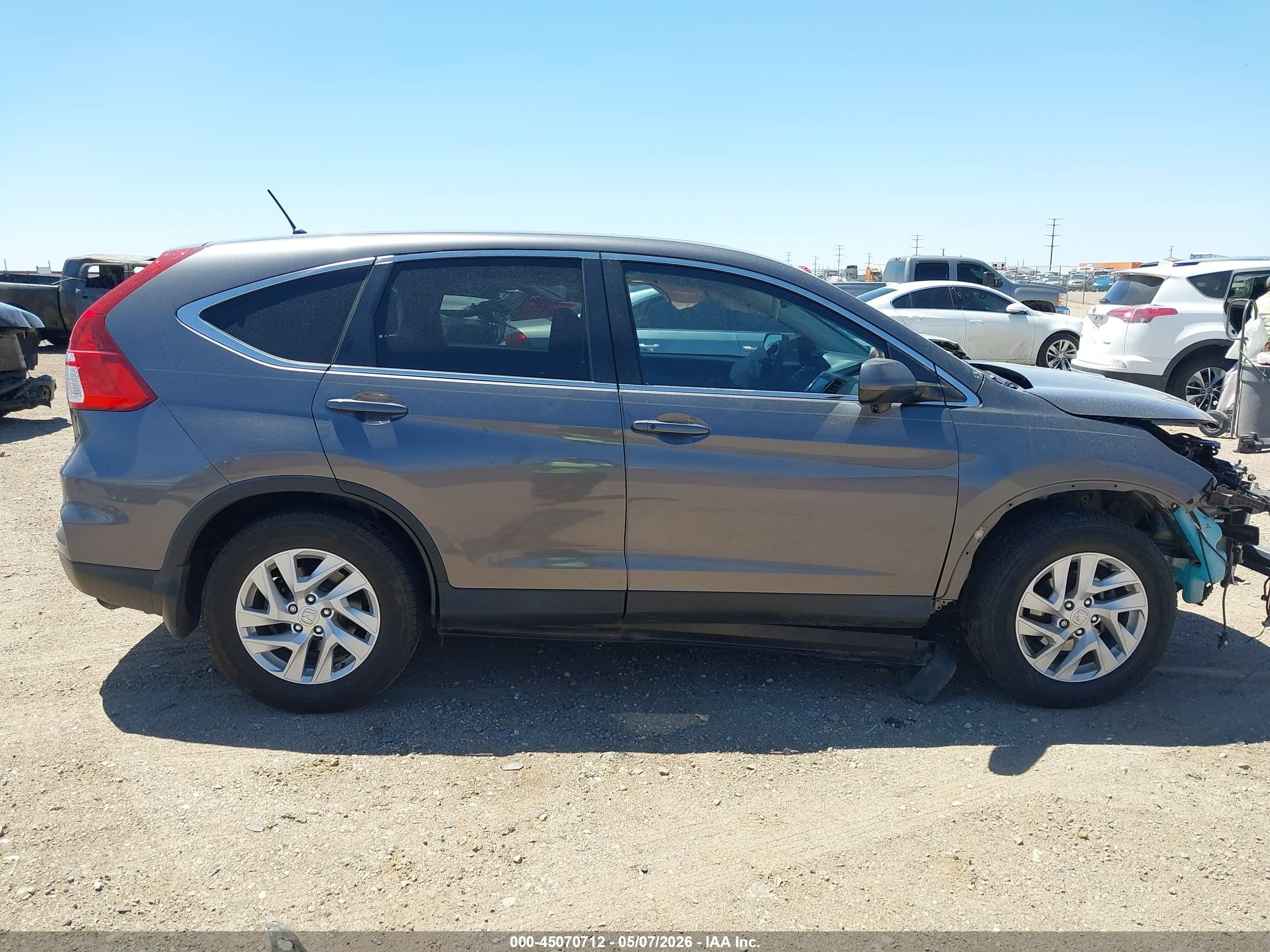2015 Honda Cr-v Ex Серый vin: 3CZRM3H54FG702463