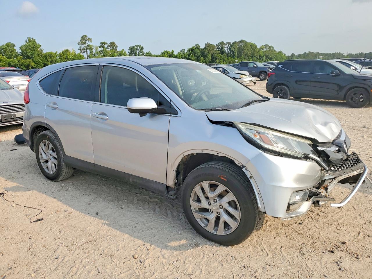 2015 Honda Cr-v Ex Silver vin: 3CZRM3H54FG702785