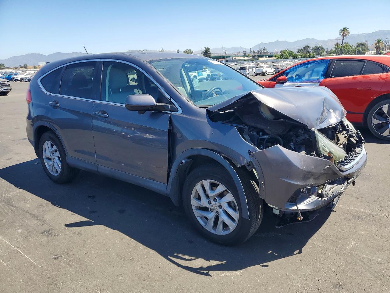 2015 Honda Cr-v Ex Gray vin: 3CZRM3H54FG704133