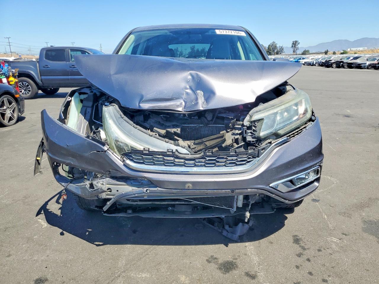 2015 Honda Cr-v Ex Gray vin: 3CZRM3H54FG704133