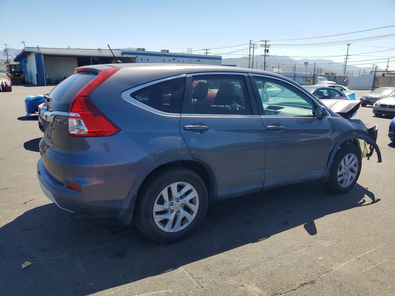 2015 Honda Cr-v Ex Gray vin: 3CZRM3H54FG704133