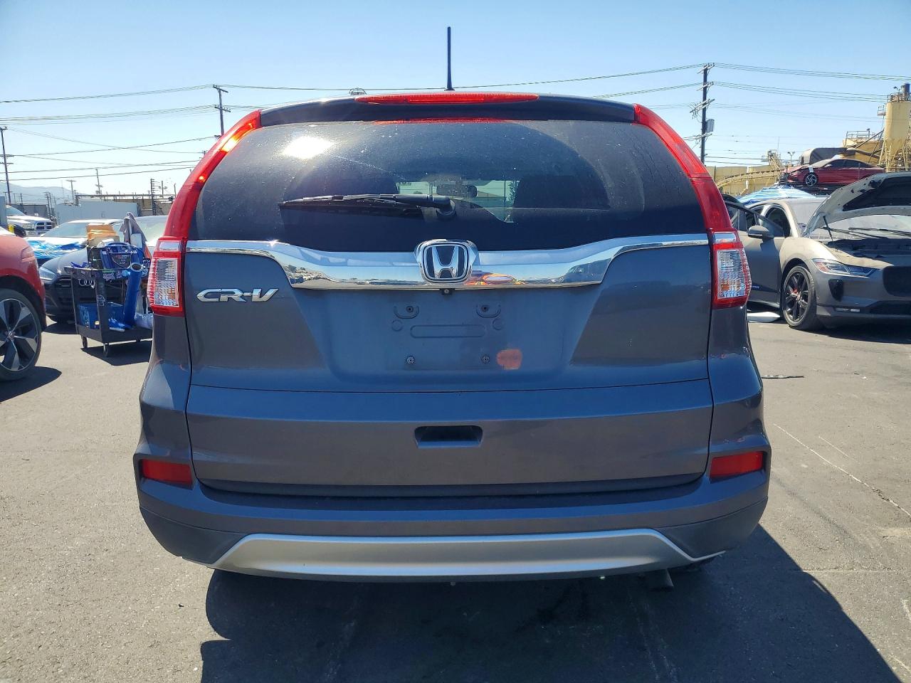 2015 Honda Cr-v Ex Gray vin: 3CZRM3H54FG704133