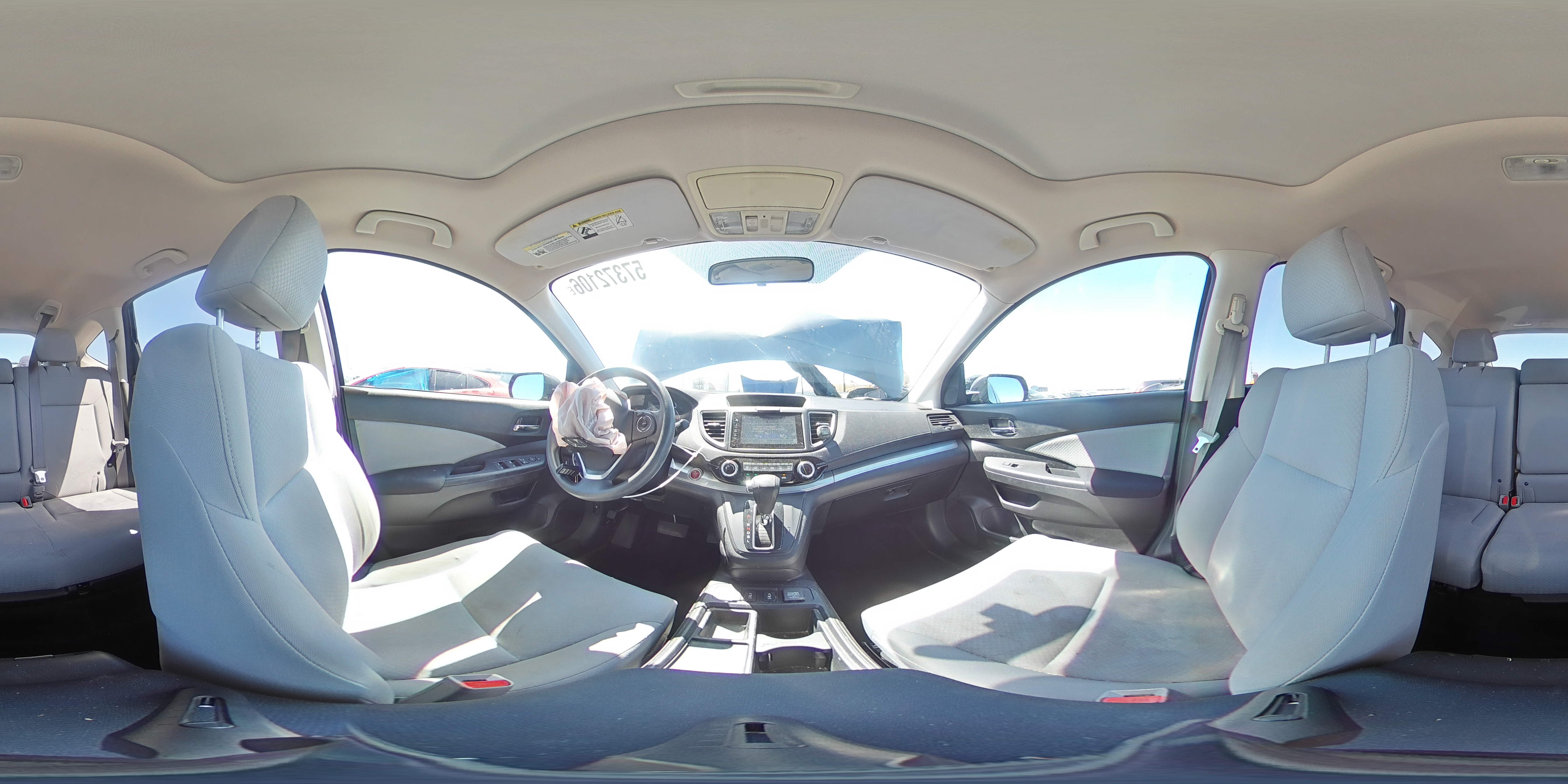 2015 Honda Cr-v Ex Gray vin: 3CZRM3H54FG704133