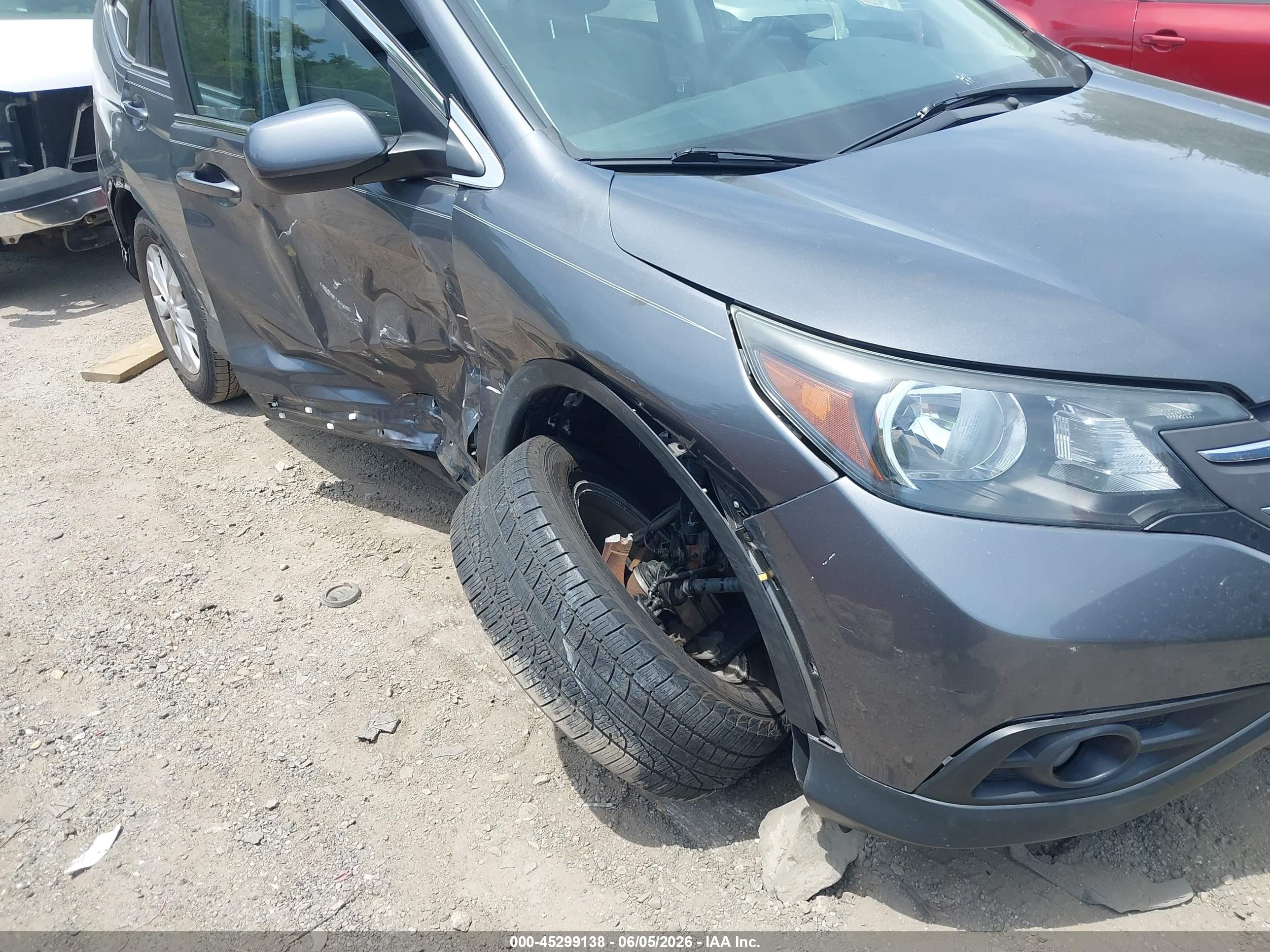 2012 Honda Cr-v Ex Серый vin: 3CZRM3H55CG702595