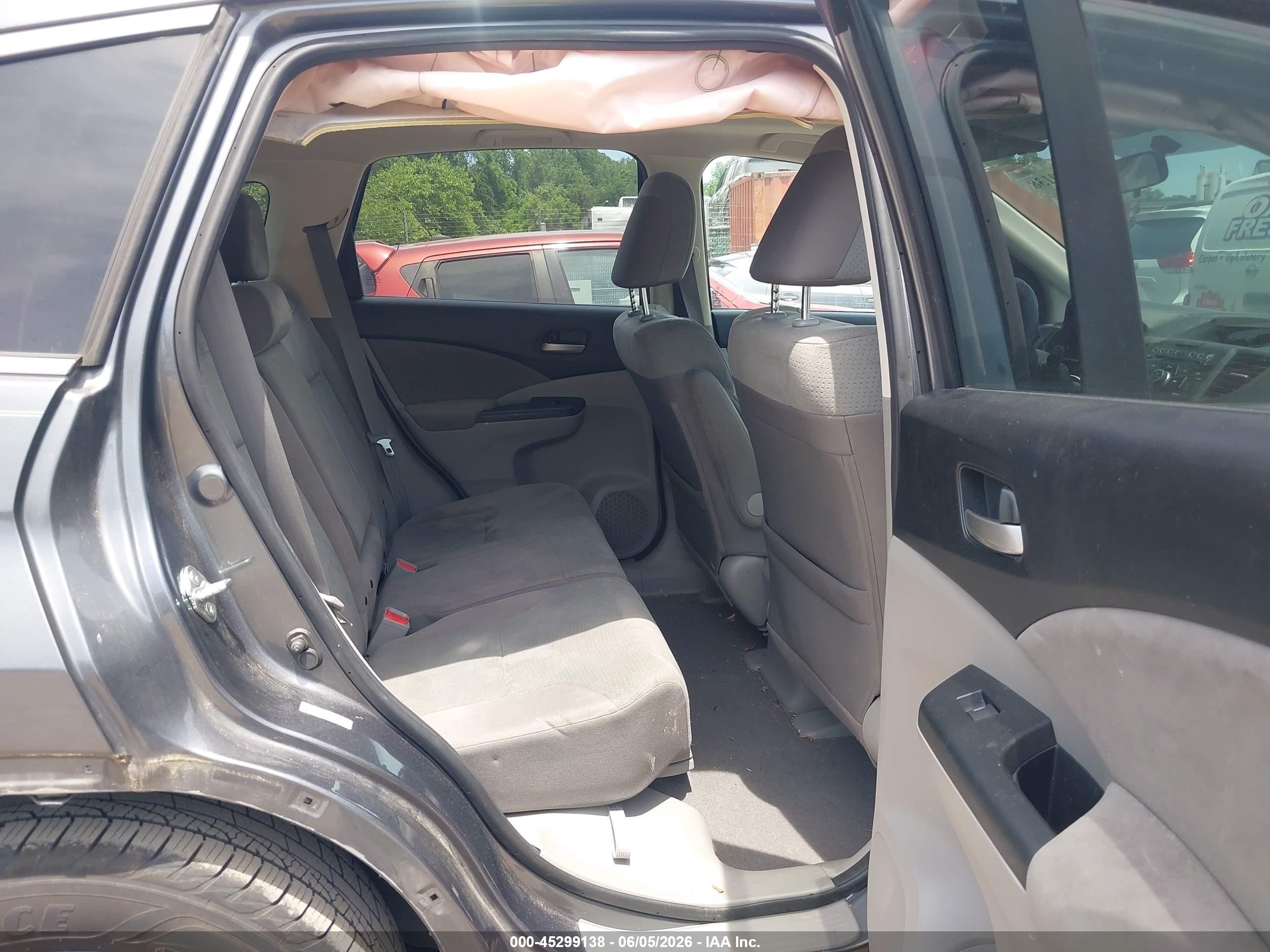 2012 Honda Cr-v Ex Серый vin: 3CZRM3H55CG702595