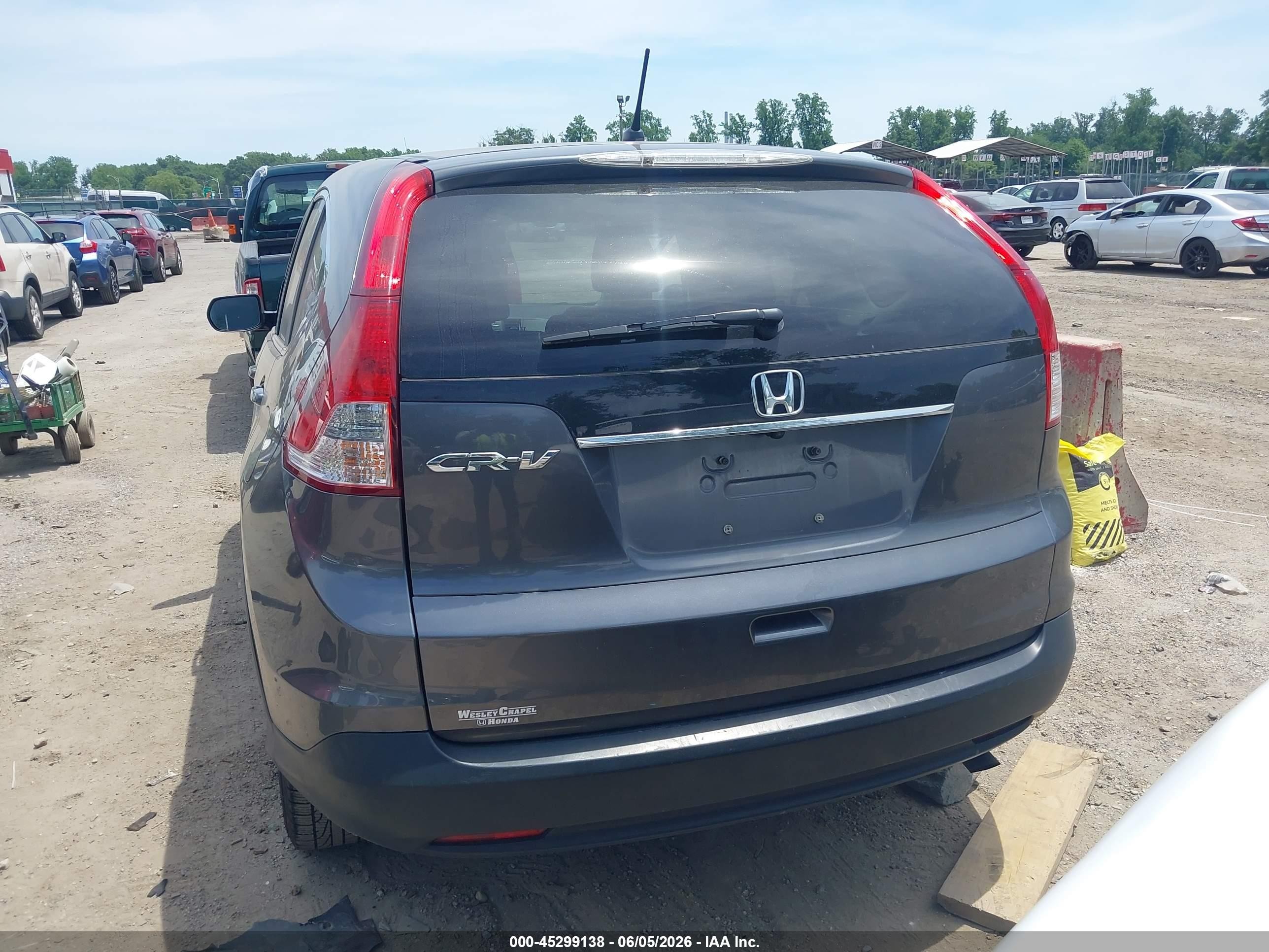 2012 Honda Cr-v Ex Серый vin: 3CZRM3H55CG702595