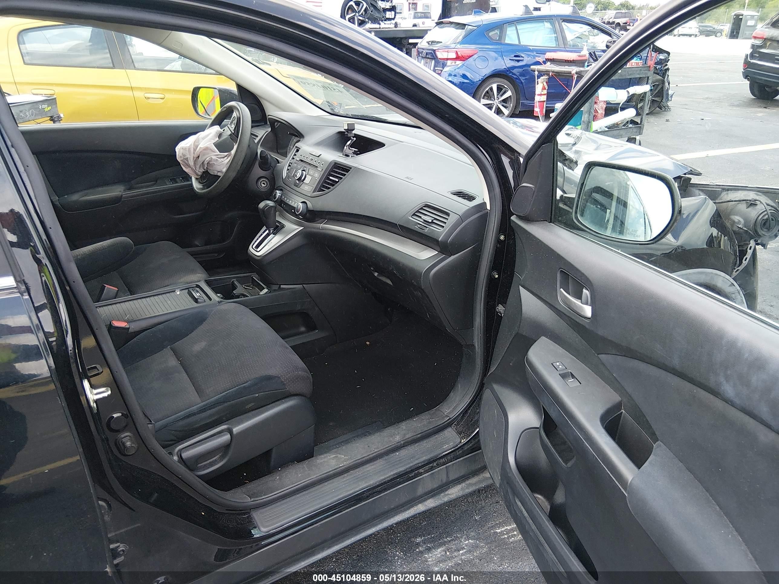 2013 Honda Cr-v Ex Black vin: 3CZRM3H55DG701948