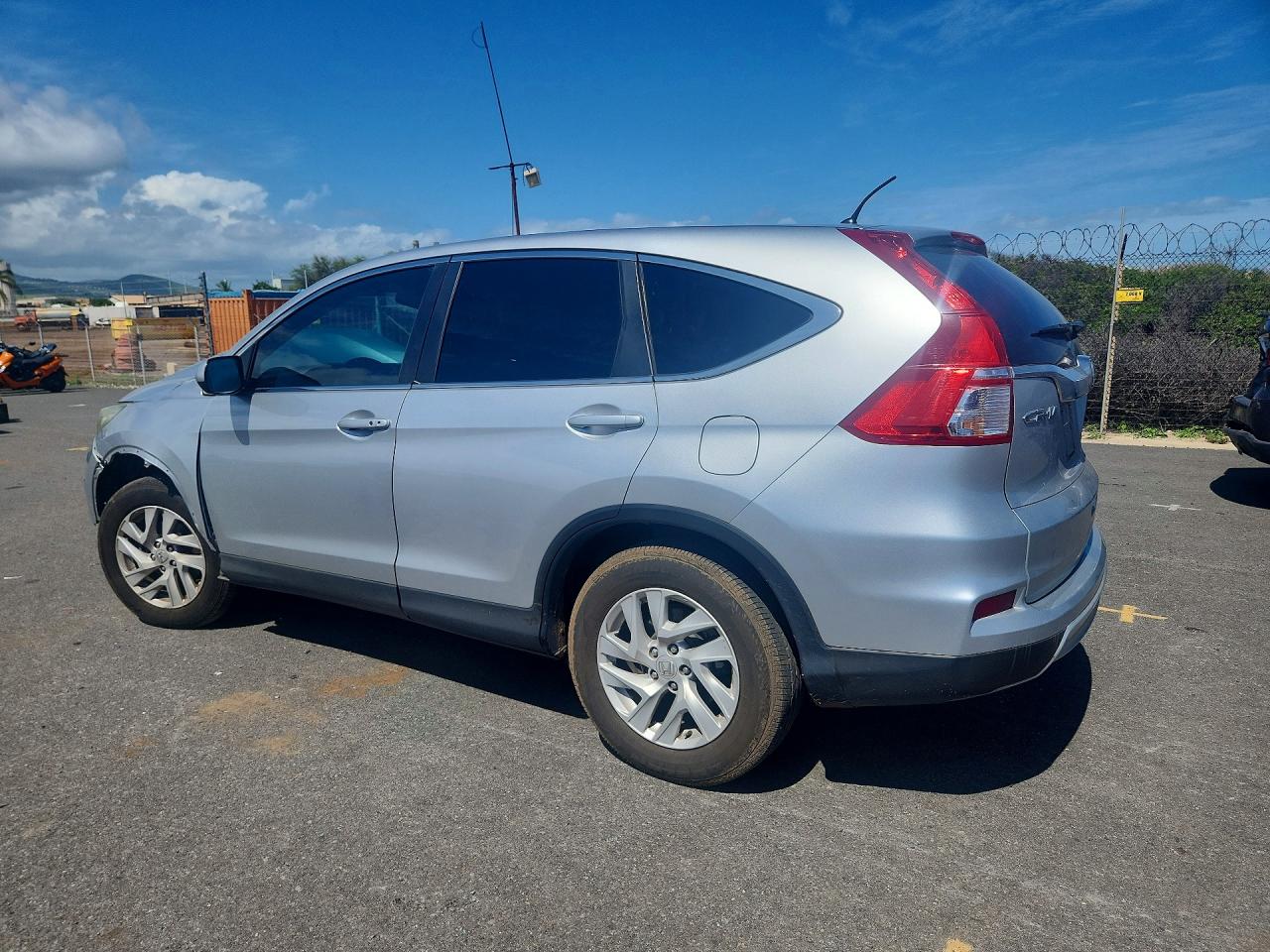 2015 Honda Cr-v Ex Silver vin: 3CZRM3H55FG707090
