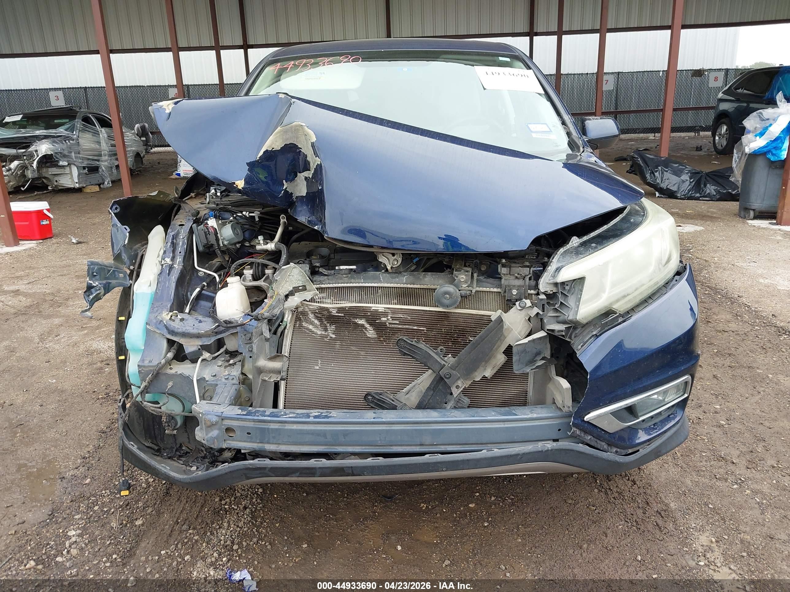2015 Honda Cr-v Ex Blue vin: 3CZRM3H55FG710670