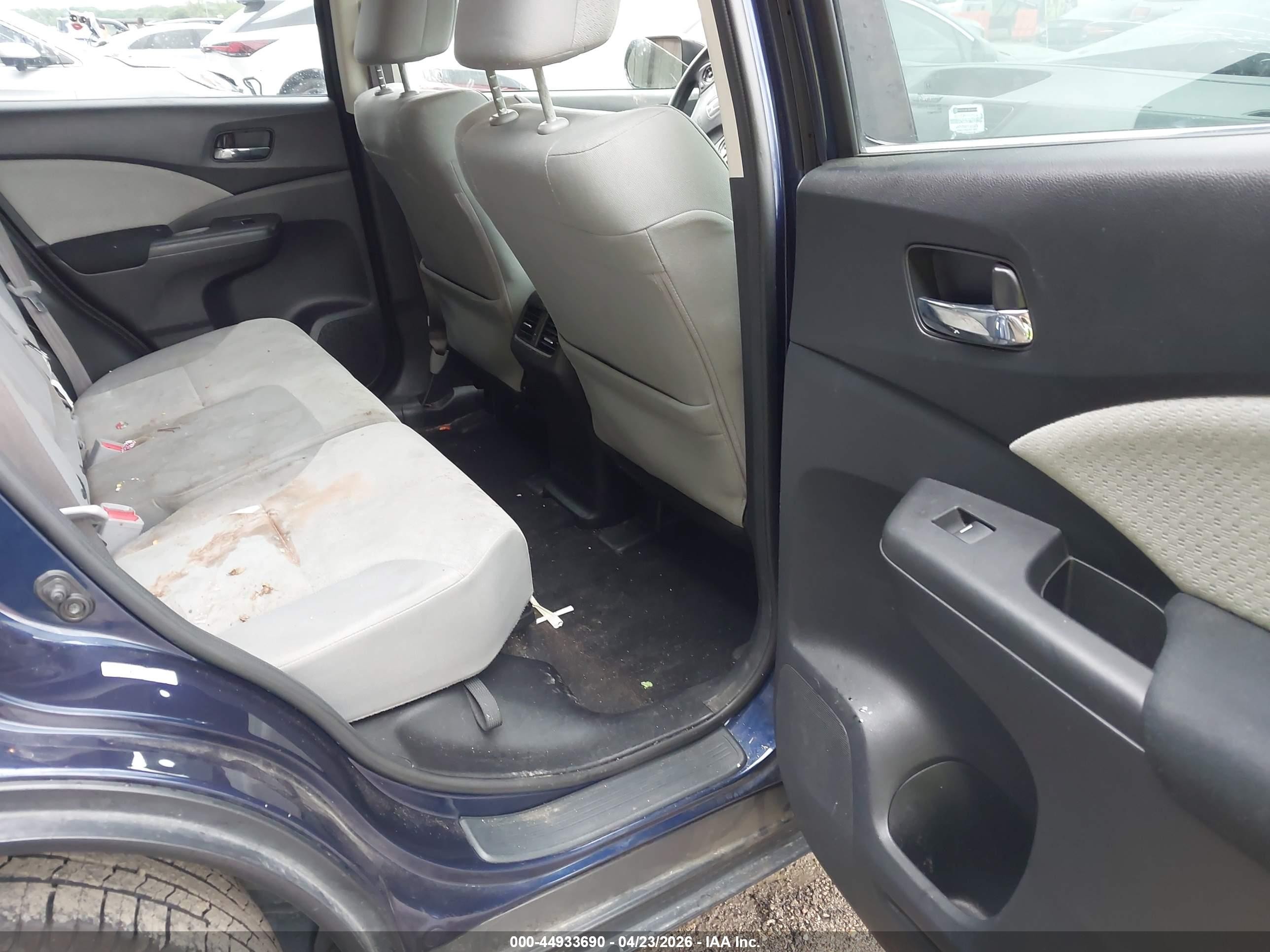 2015 Honda Cr-v Ex Blue vin: 3CZRM3H55FG710670