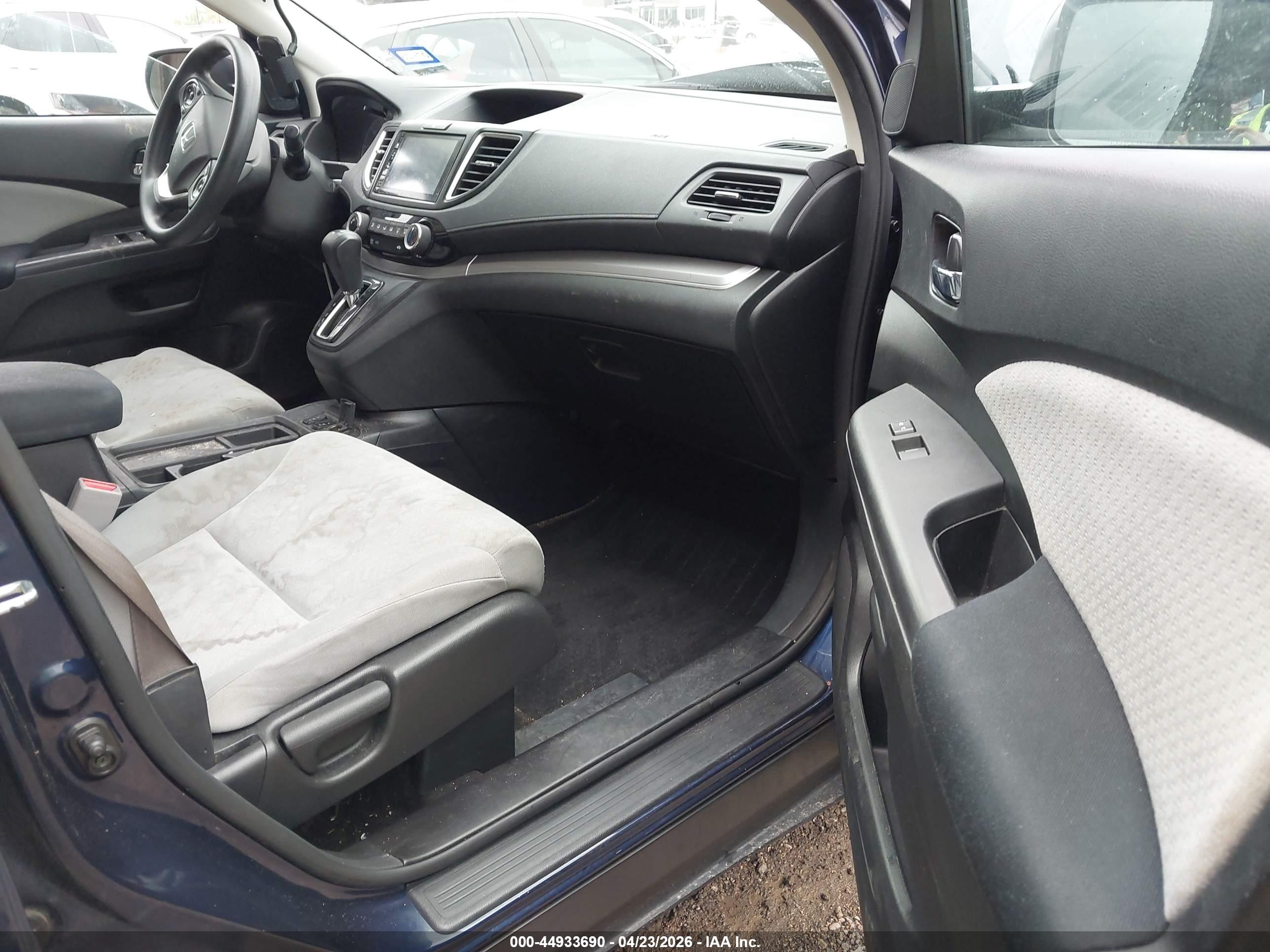 2015 Honda Cr-v Ex Blue vin: 3CZRM3H55FG710670