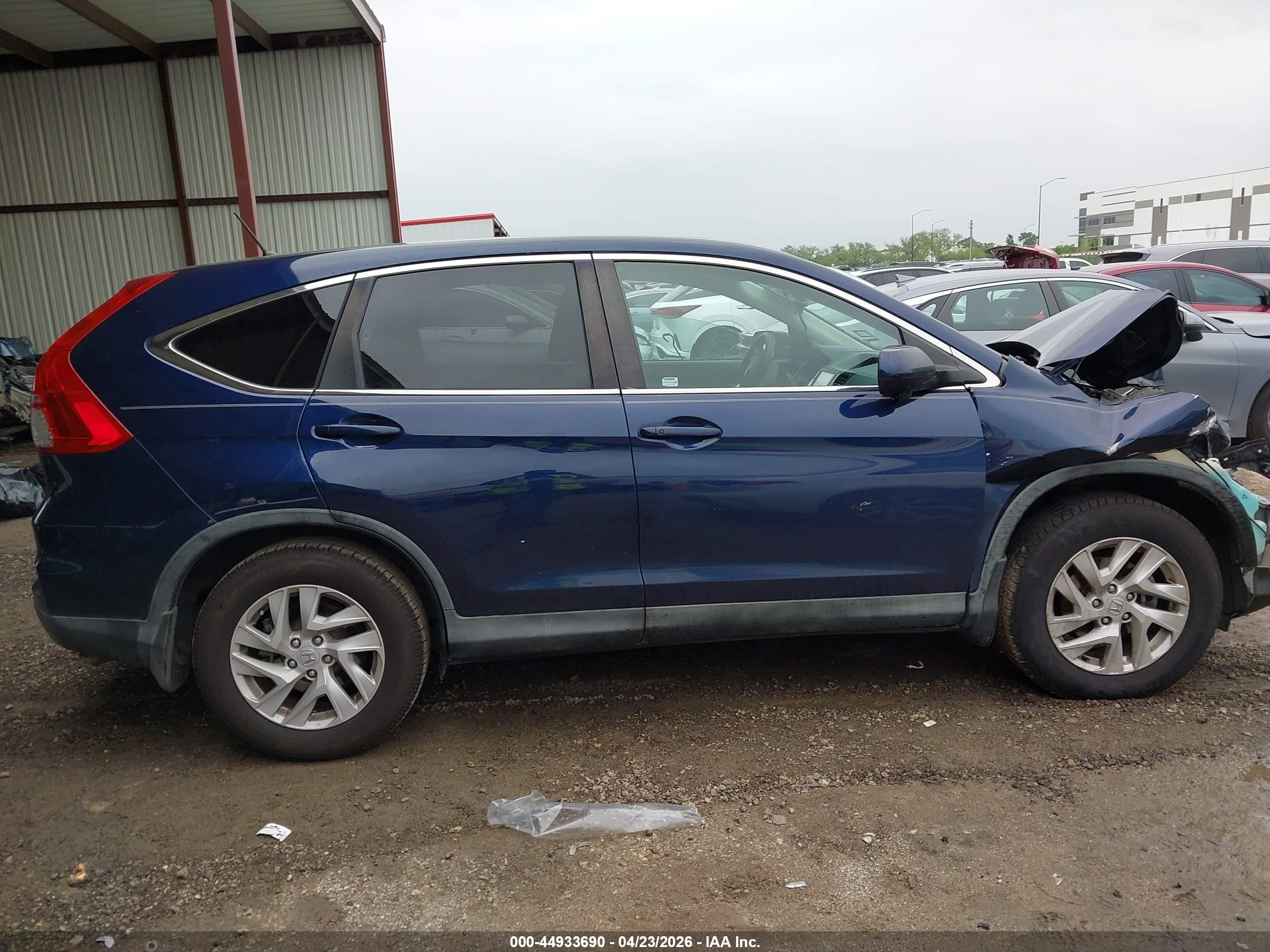2015 Honda Cr-v Ex Blue vin: 3CZRM3H55FG710670