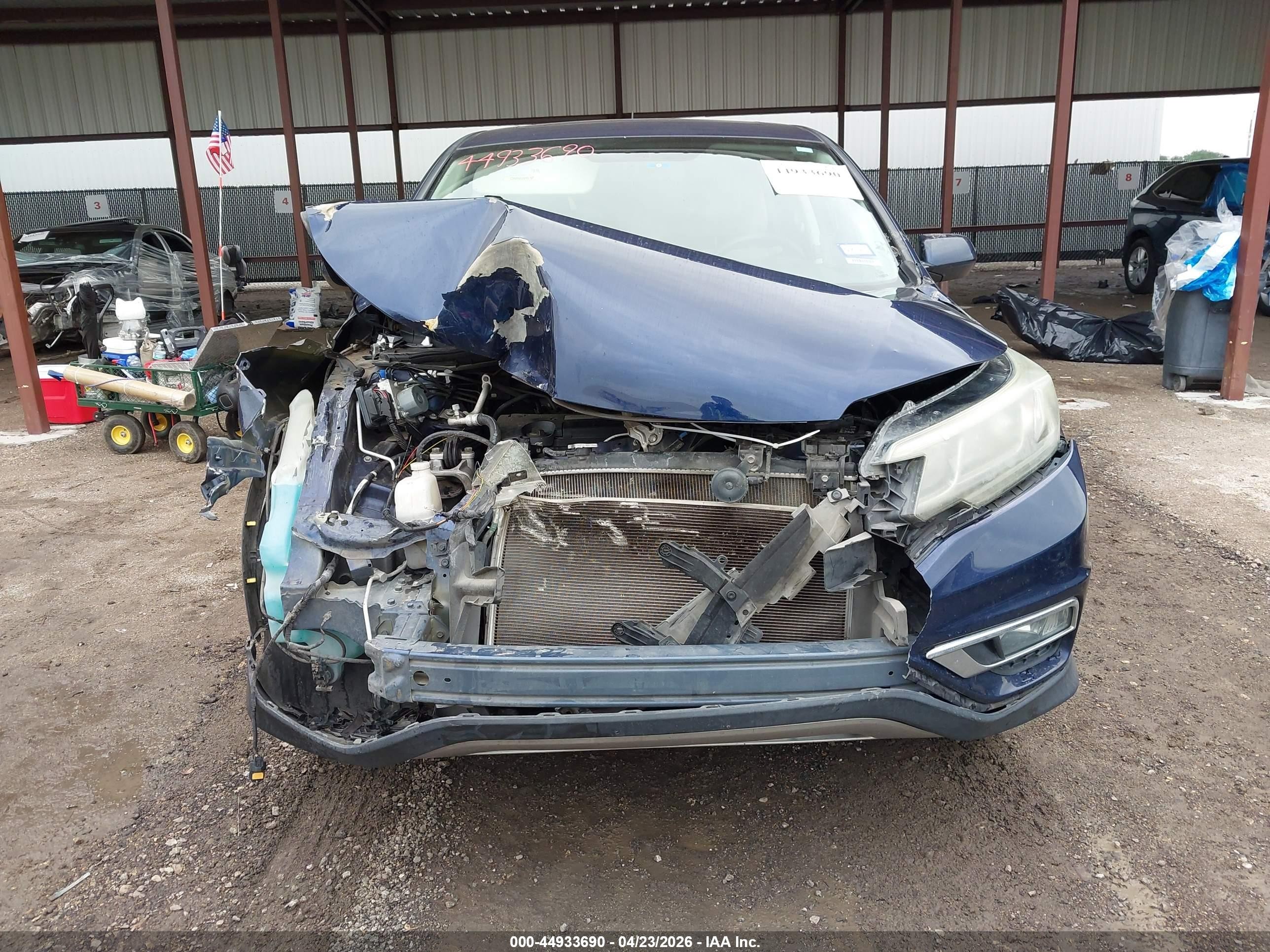 2015 Honda Cr-v Ex Blue vin: 3CZRM3H55FG710670