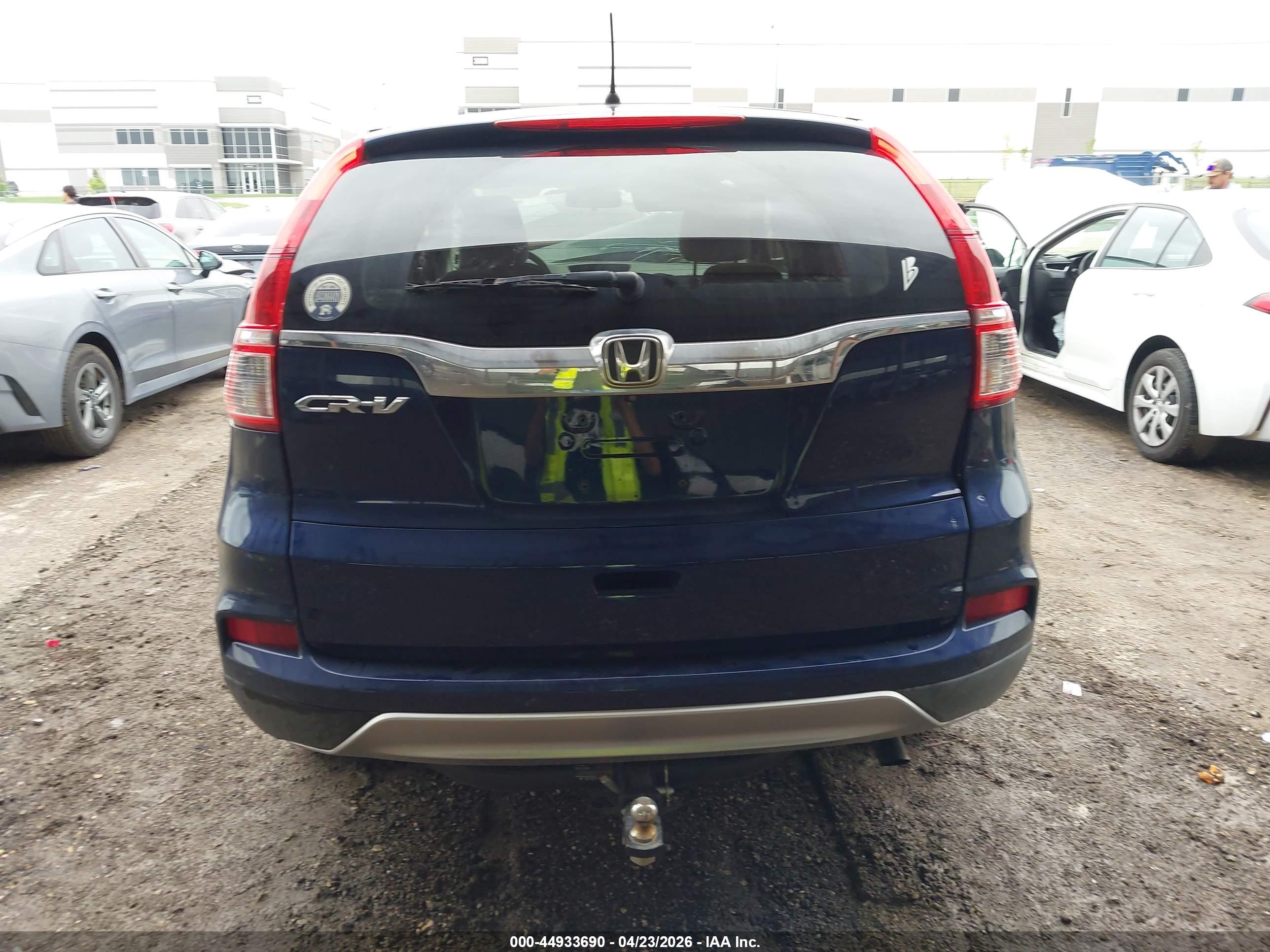 2015 Honda Cr-v Ex Blue vin: 3CZRM3H55FG710670