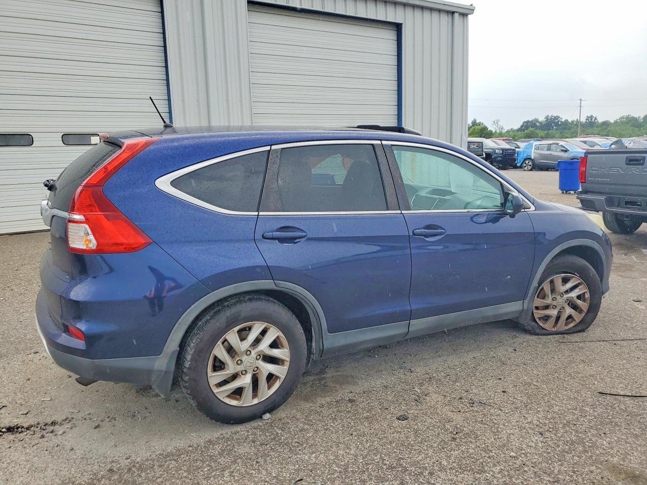 2016 Honda Cr-v Ex Blue vin: 3CZRM3H55GG703333