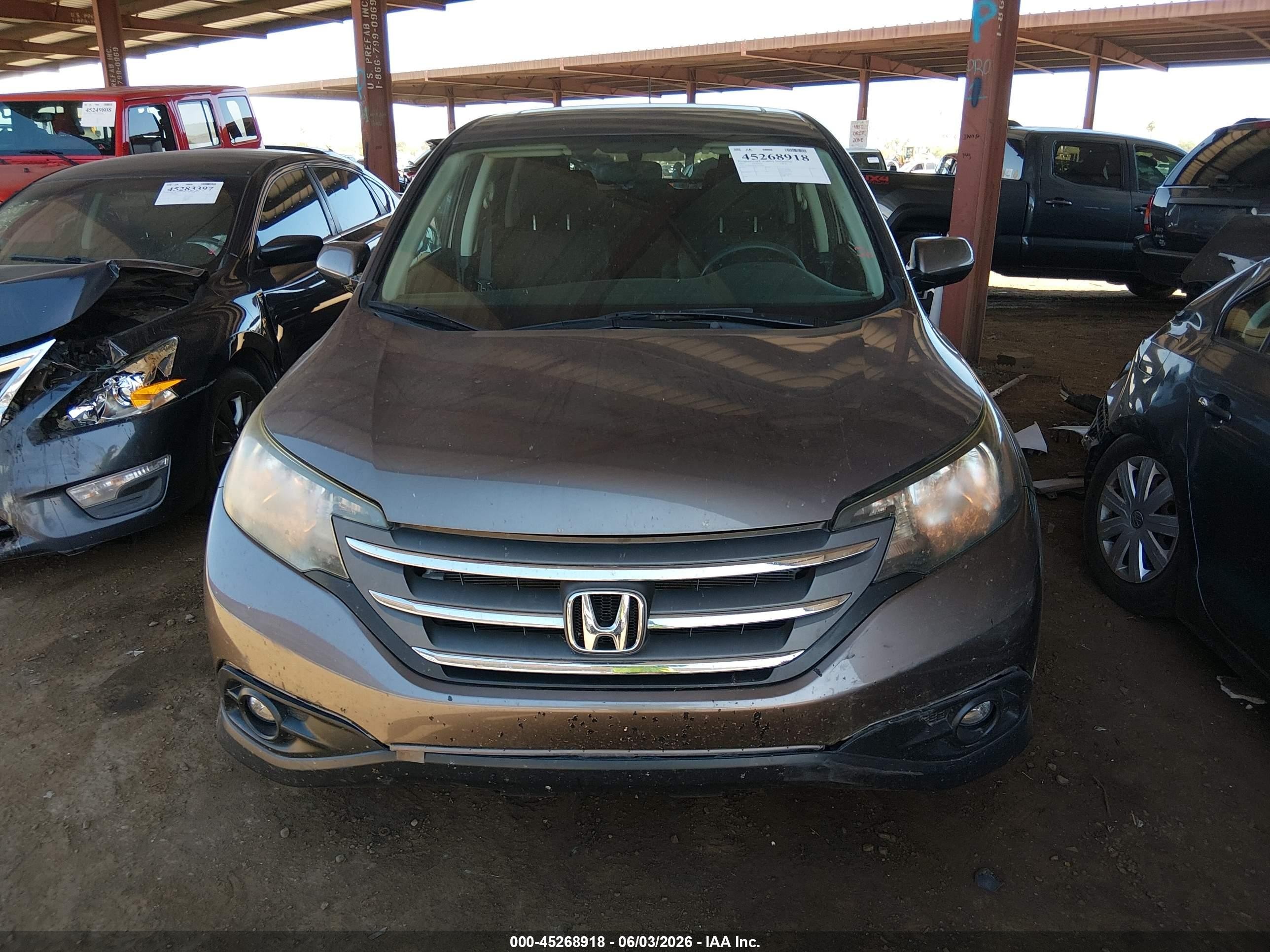 2012 Honda Cr-v Ex Gray vin: 3CZRM3H56CG700905